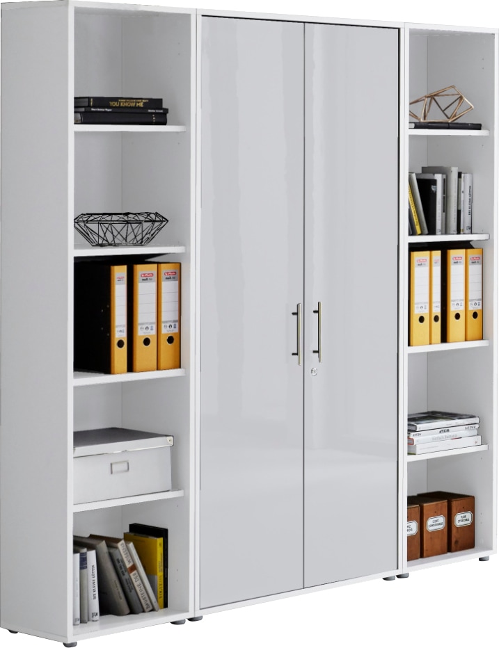 BMG Möbel Büro-Set »Tabor«, besteht aus 1 Aktenschrank und 2 Regalen | BAUR