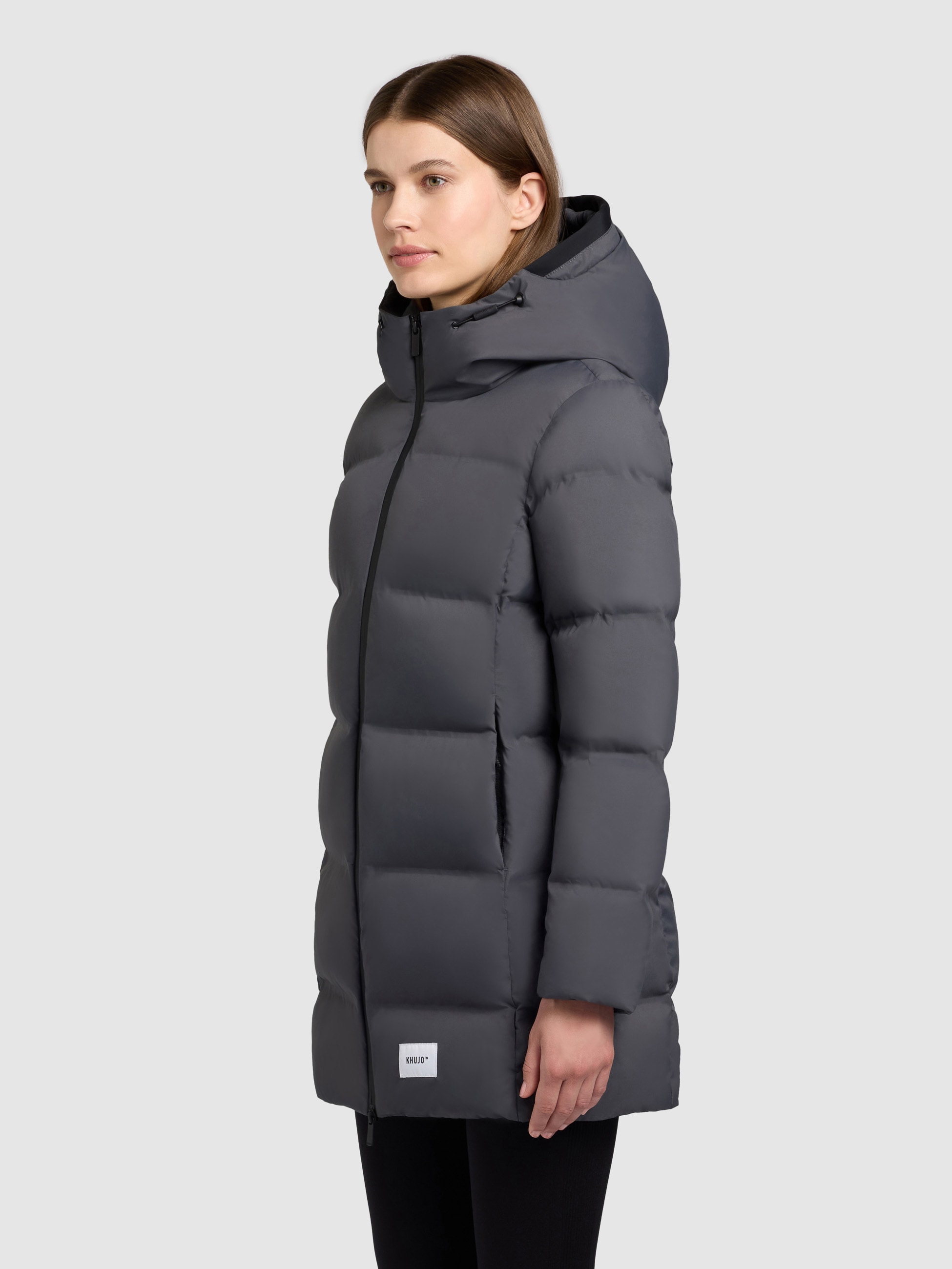 khujo Steppjacke »TANARE3«, mit Kapuze