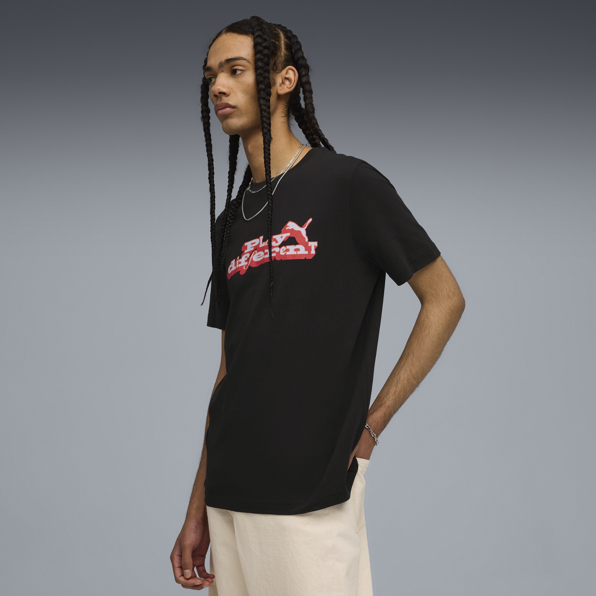 PUMA T-Shirt »Graphic Play Different T-Shirt Herren«
