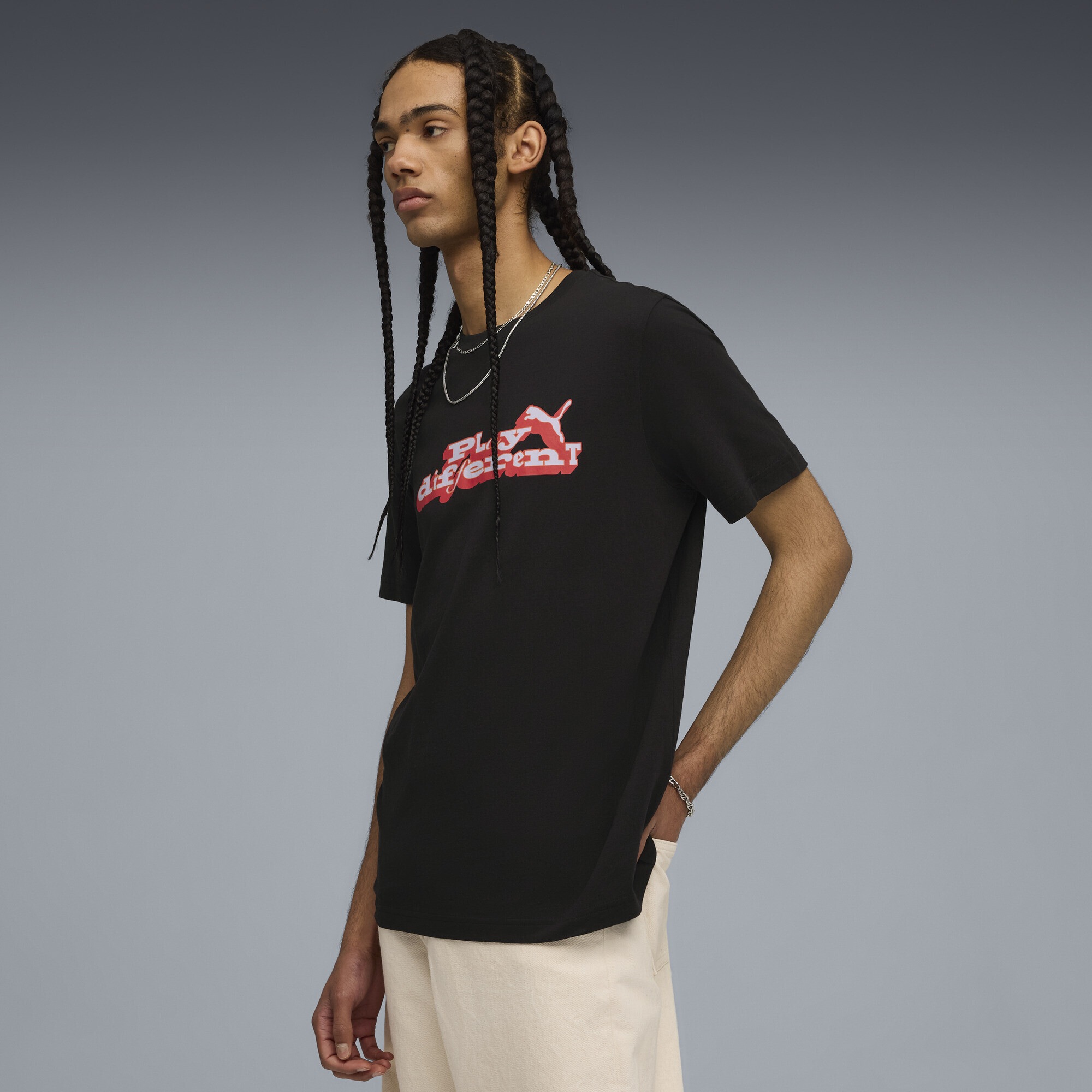 PUMA T-Shirt "Graphic Play Different T-Shirt Herren" günstig online kaufen