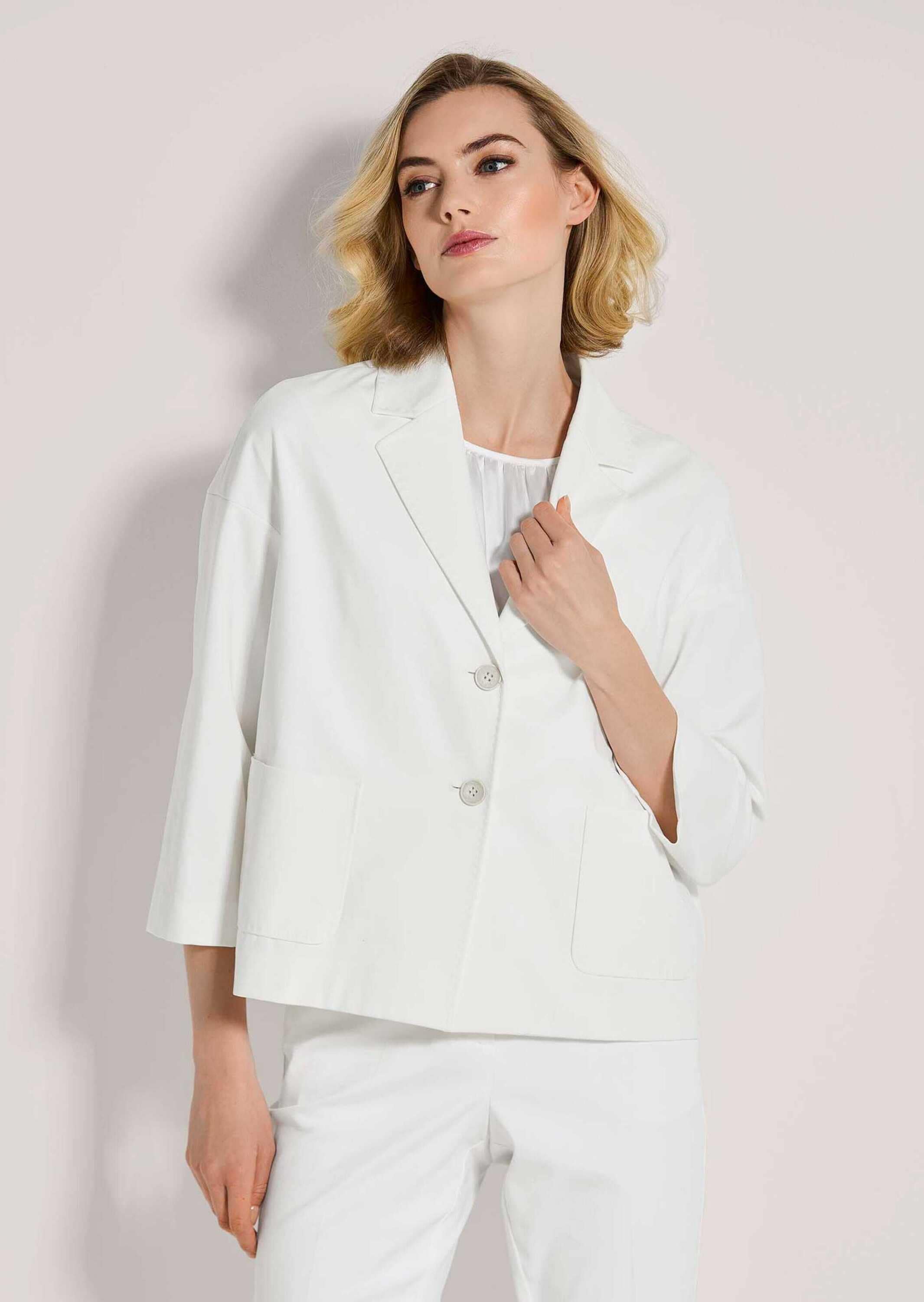 MADELEINE Kurzblazer »Blazer Kurzblazer mit Zierstich«