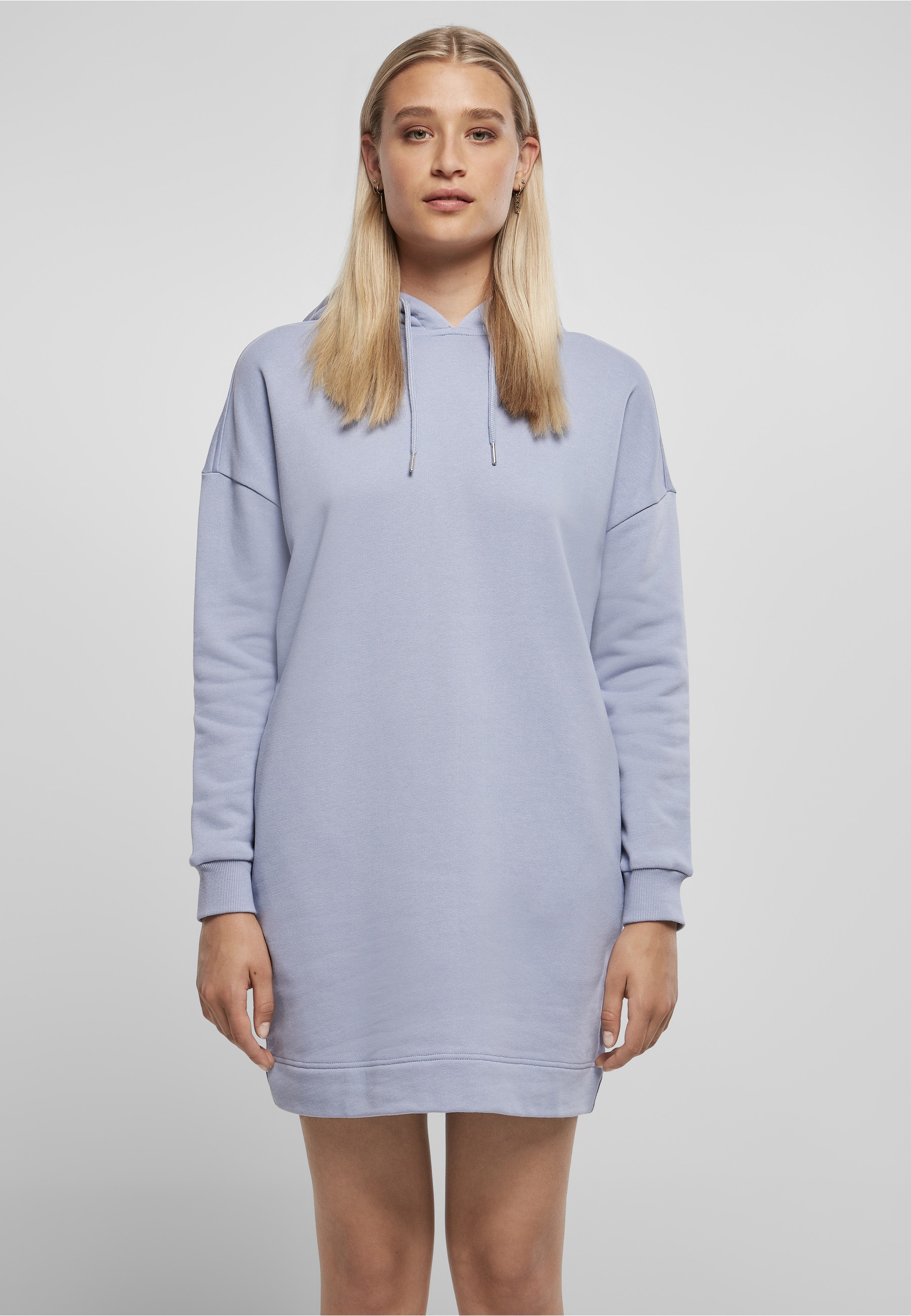 URBAN CLASSICS A-Linien-Kleid »Urban Classics Damen Ladies Organic Oversized Terry Hoody Dress« 1 Stk. tlg.
