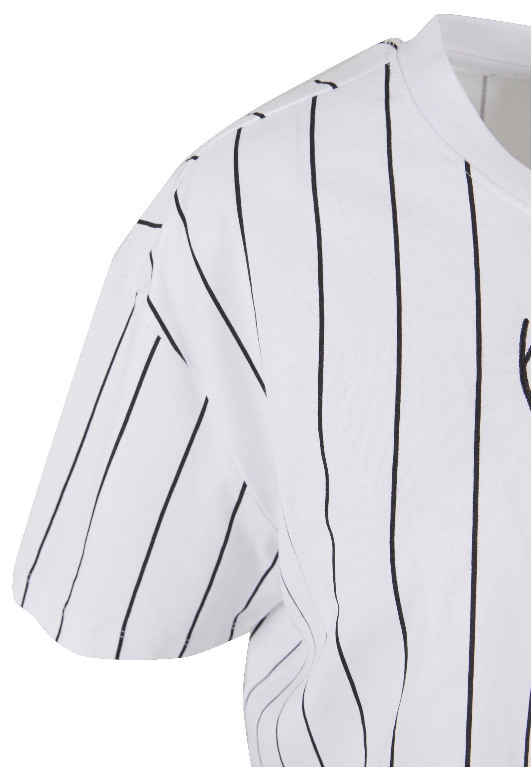 Karl Kani T-Shirt »Karl Kani Damen Small Signature Essential Pinstripe Crop Tee« 1 Stk.