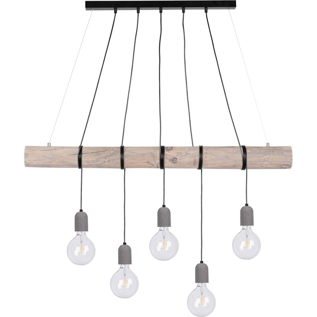 SPOT Light Pendelleuchte »TRABO CONCRETE«, 5 flammig-flammig