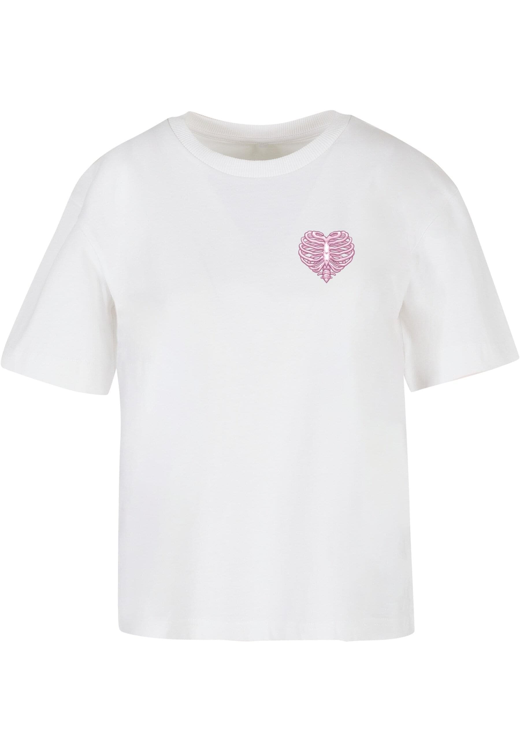 Miss Tee T-Shirt "Miss Tee Damen Heart Cage Rose Tee" günstig online kaufen