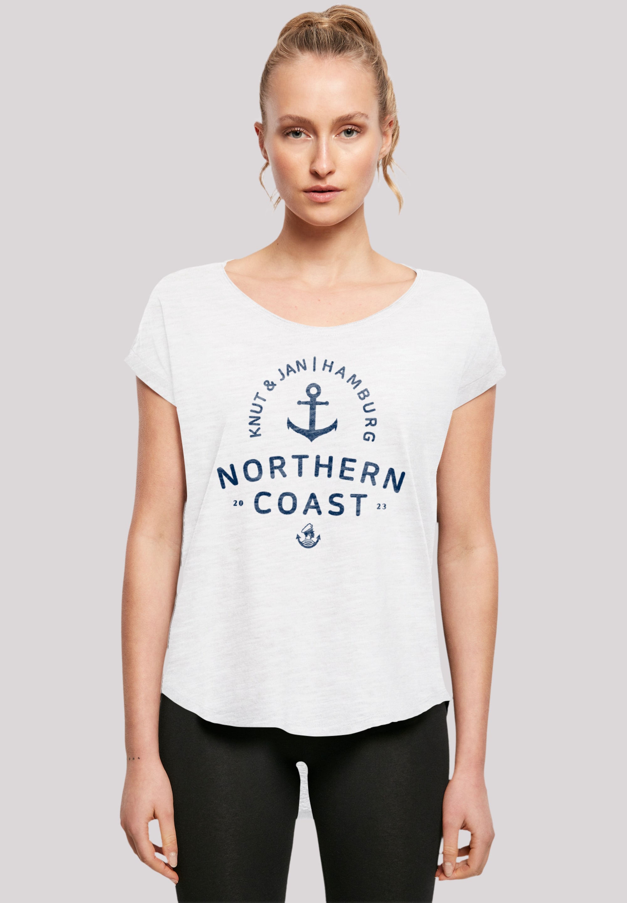 F4NT4STIC T-Shirt "Nordsee Knut & Jan Hamburg", Print günstig online kaufen