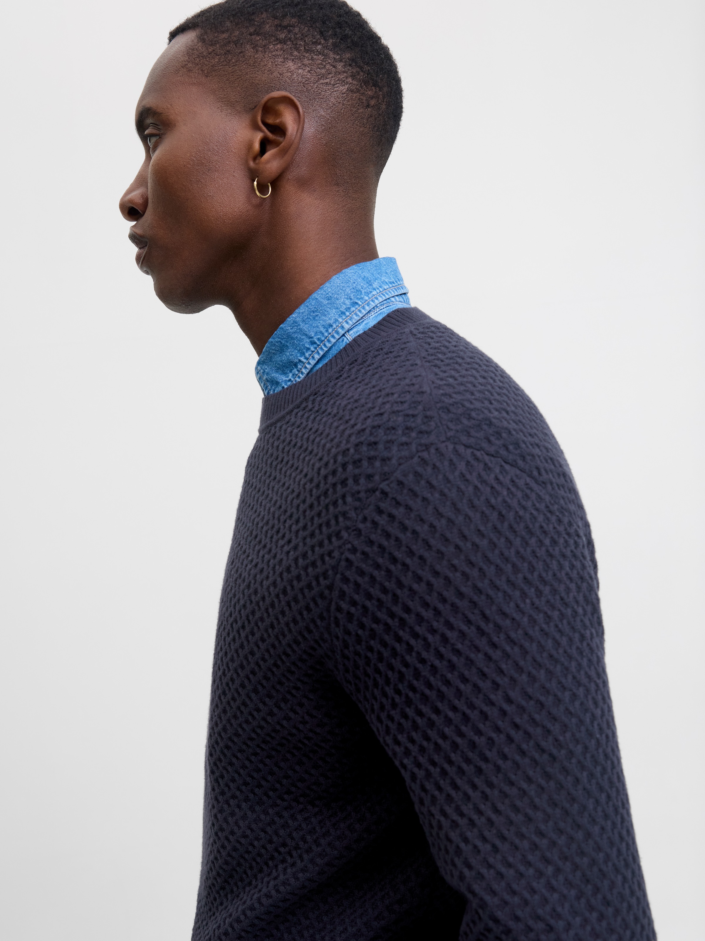 Jack & Jones Strickpullover "JPRBLUBARKLEY KNIT CREW NECK CH" günstig online kaufen