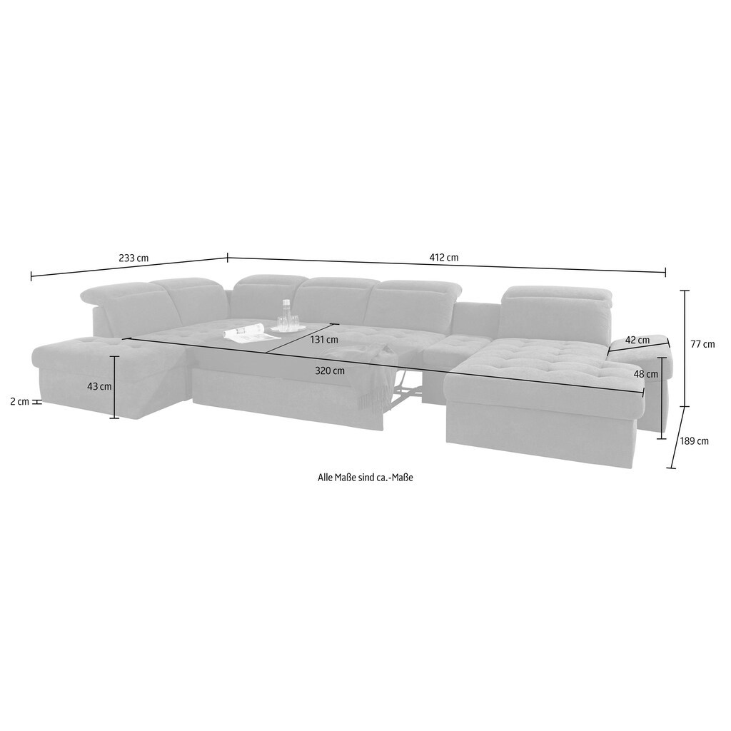 sit&more Wohnlandschaft »Stardust U-Form«