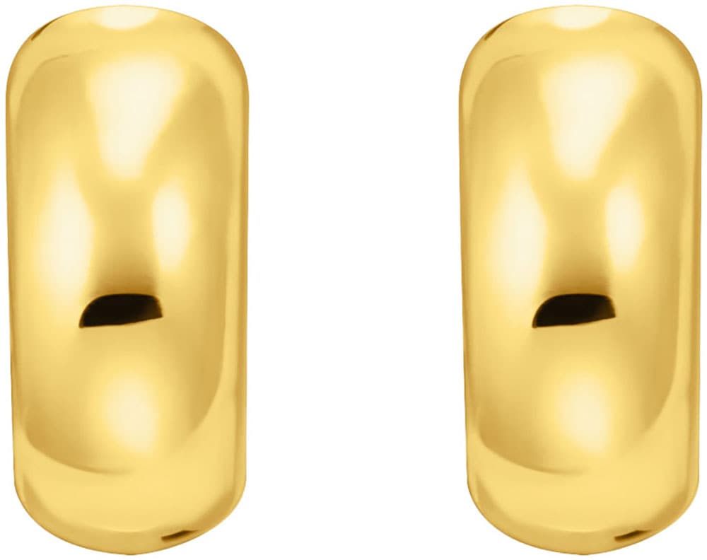 THOMAS SABO Paar Creolen »Schmuck Silber 925 Ohrringe Mini-Chunky-Form, CR741-001, CR741-413«
