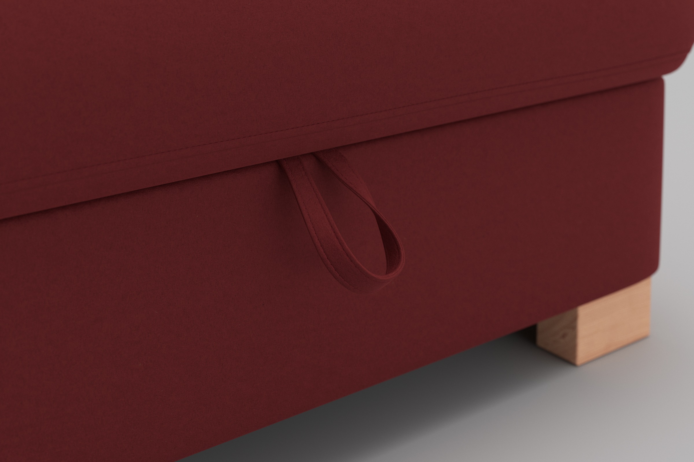 sit&more Ecksofa »Quincy L-Form«, wahlweise mit Bettfunktion und Bettkasten