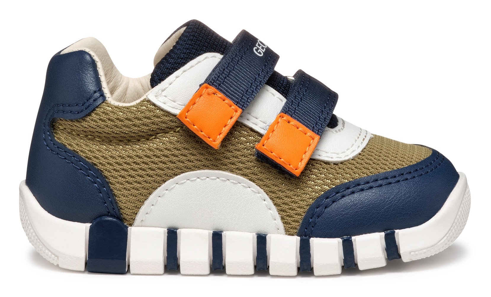 Geox Lauflernschuh »B IUPIDOO BOY«, Klettschuh, Babyschuh, Sneaker in bunter Farbkombination