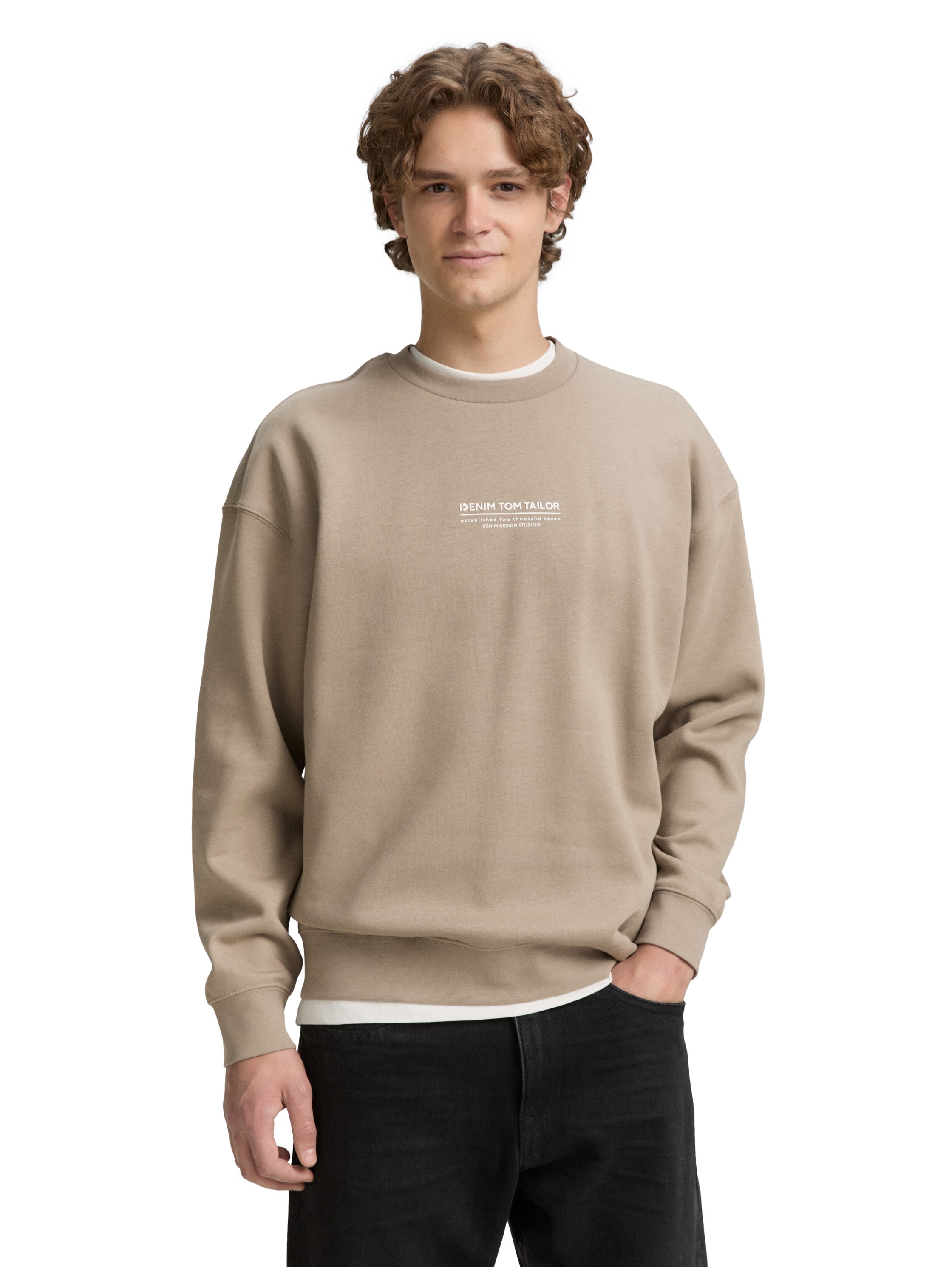 TOM TAILOR Denim Sweatshirt, mit Logo Print günstig online kaufen