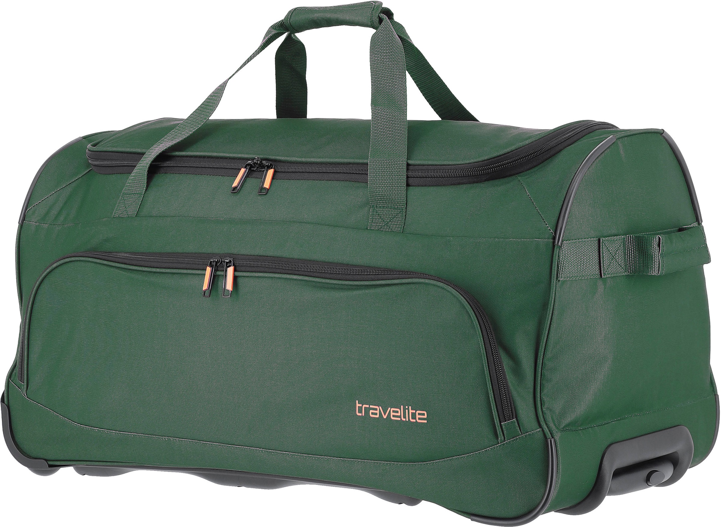 travelite Reisetasche "Basics Fresh 71 cm Duffle Bag mit Rollen" große Duffle Bag aus strapazierfähigem Material, ideal als Reisegepäck