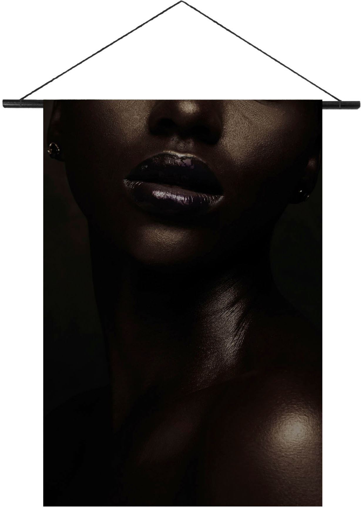 Art for the home Wandbild "Elegante Frau" 1 Stk. tlg. Wandteppich XL günstig online kaufen