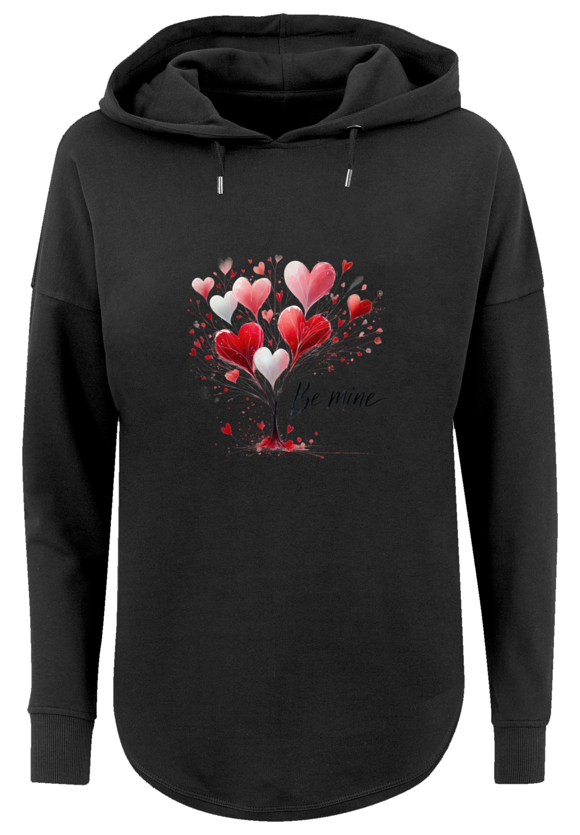 F4NT4STIC Kapuzenpullover »Herzbaum Be Mine!«, Premium Qualität