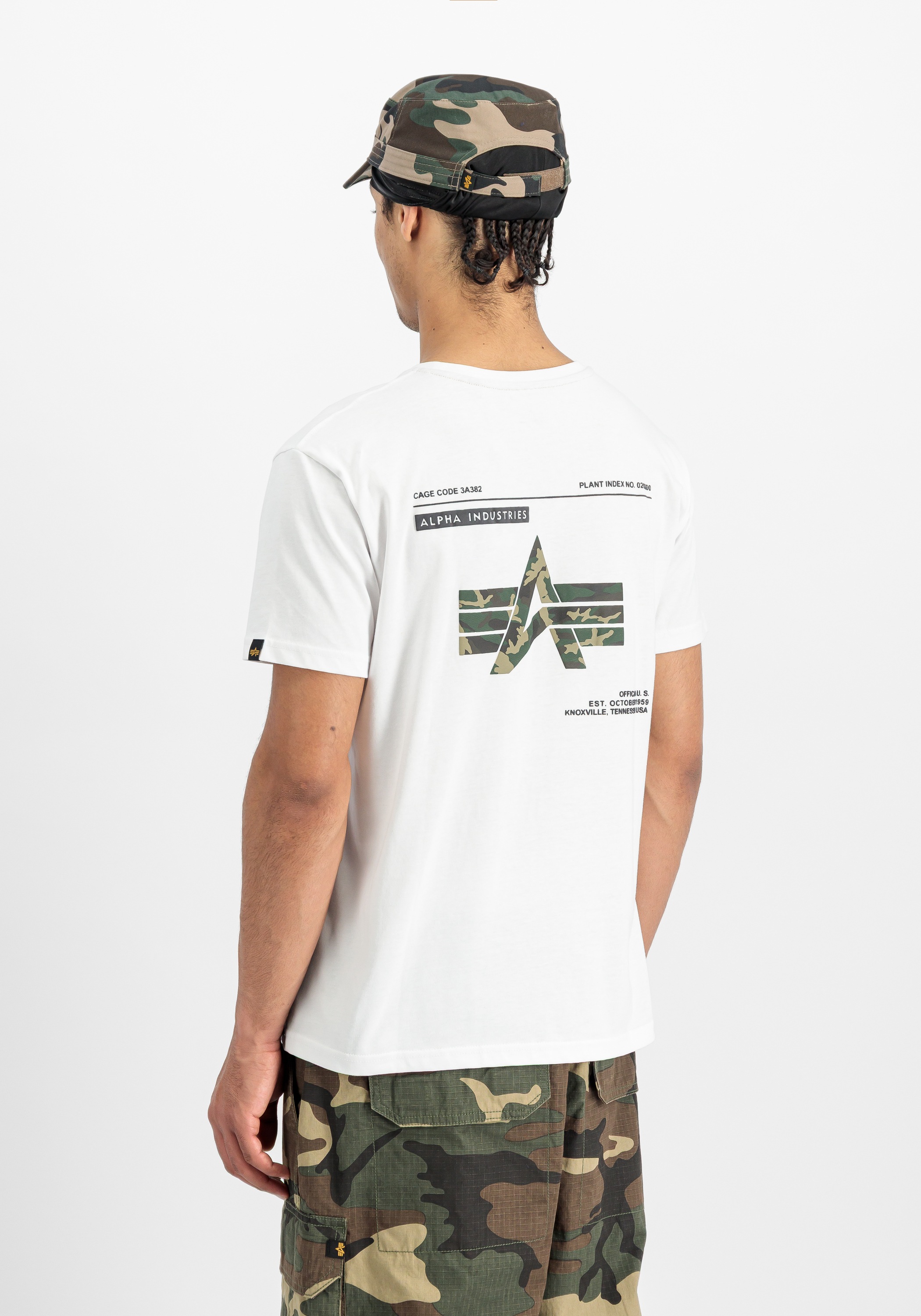 Alpha Industries T-Shirt »Camo Label Backprint T-Shirt«