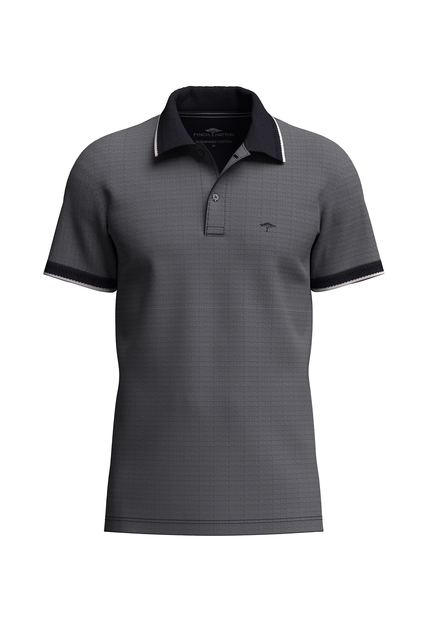 FYNCH-HATTON Poloshirt mit Logo Stickerei günstig online kaufen