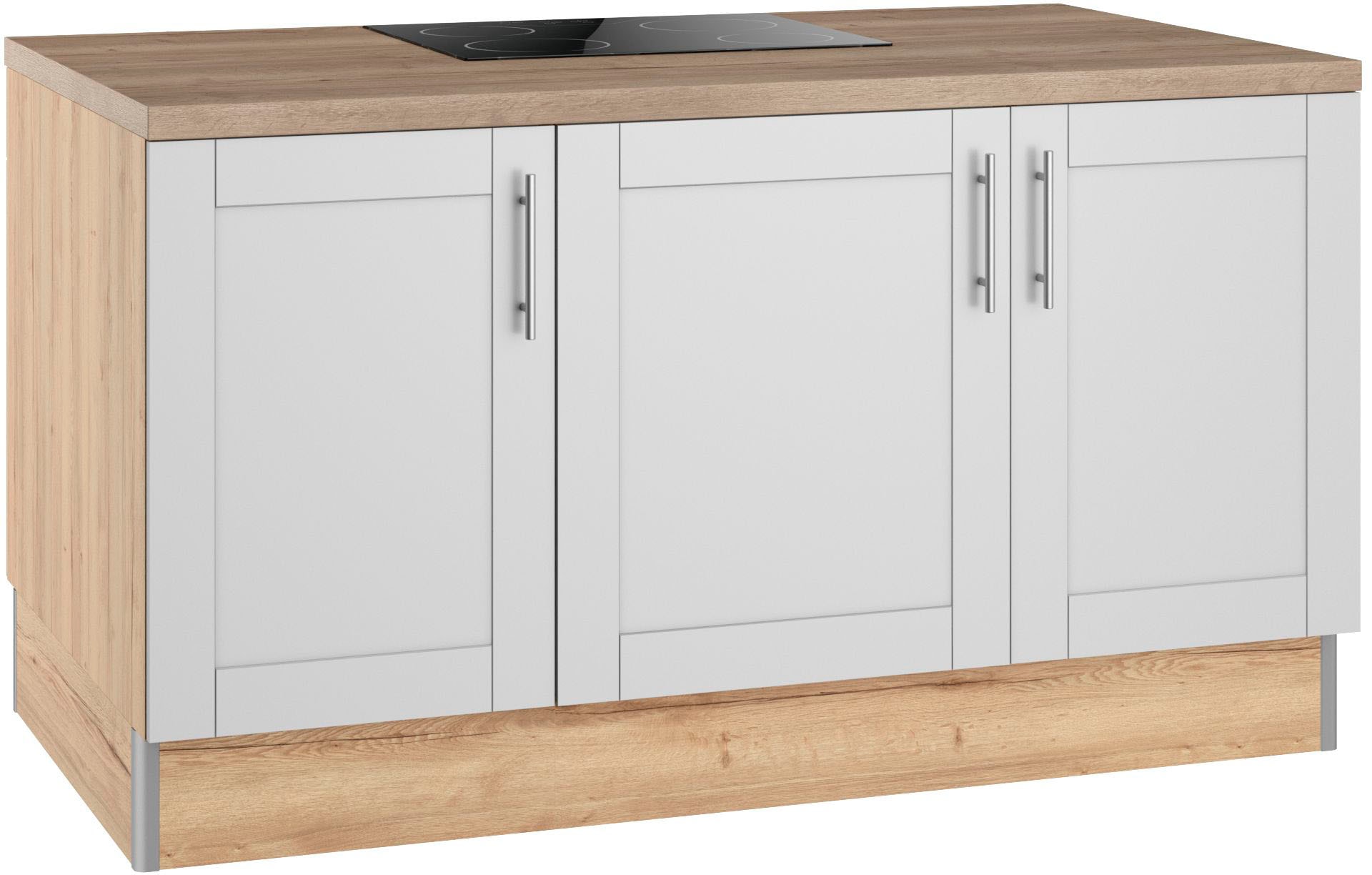 KOCHSTATION Kochinsel "KS-Ahus", Kücheninsel, Breite 160 cm, wahlw. mit E-G günstig online kaufen