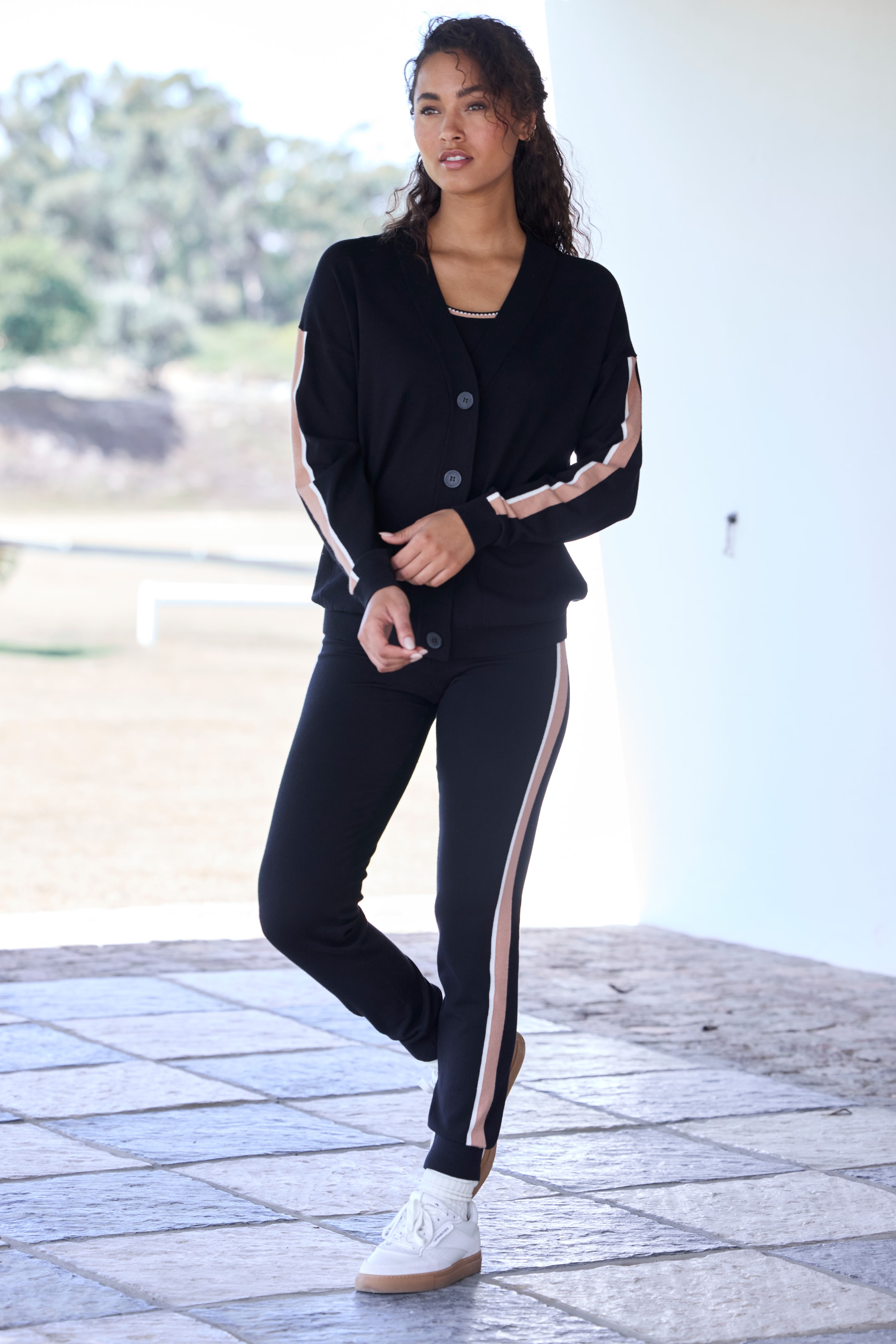 French Connection Strickhose, mit seitlichen Kontraststreifen günstig online kaufen