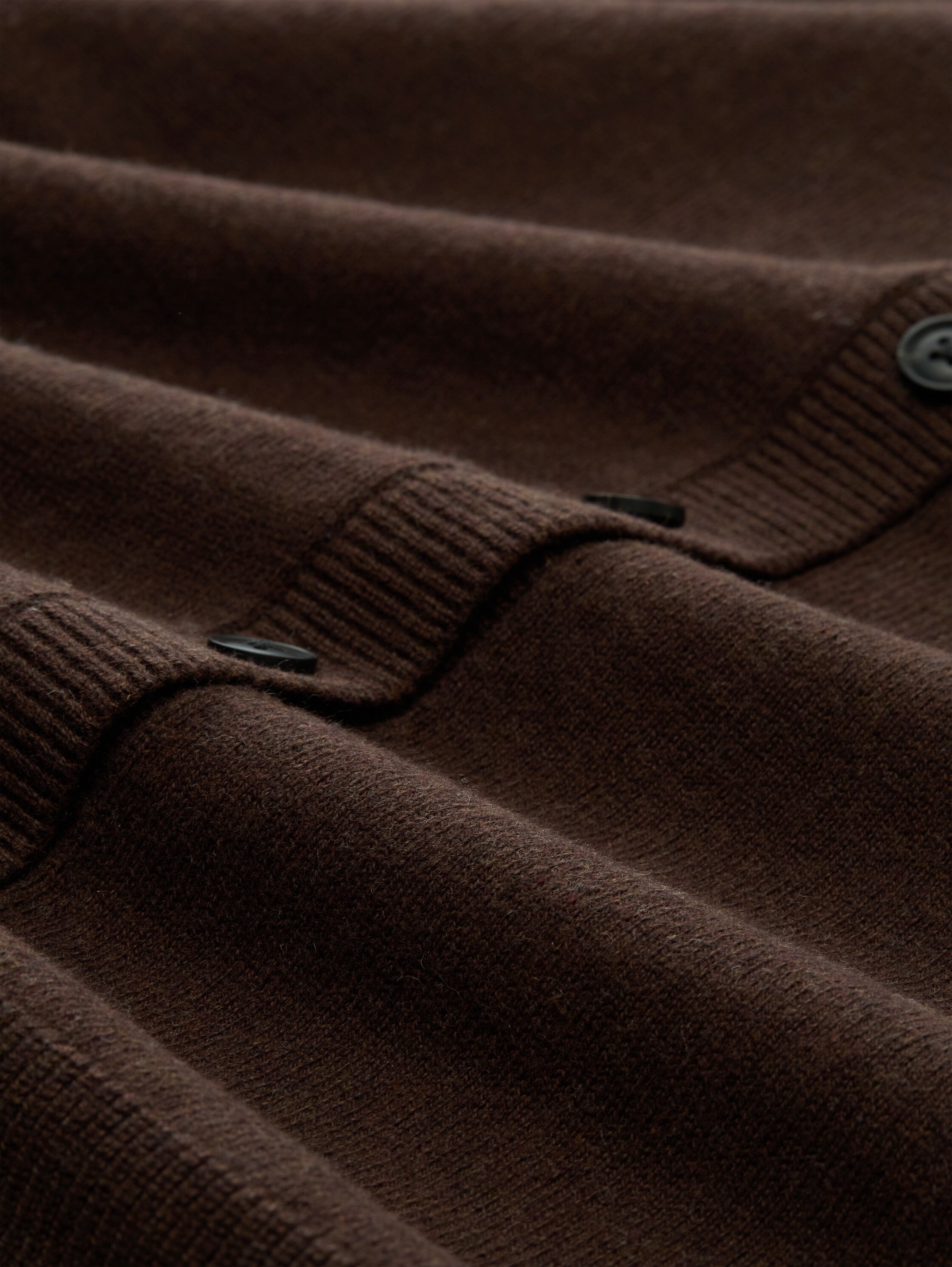 TOM TAILOR Cardigan »Regular« mit Knopfleiste / Rundhals