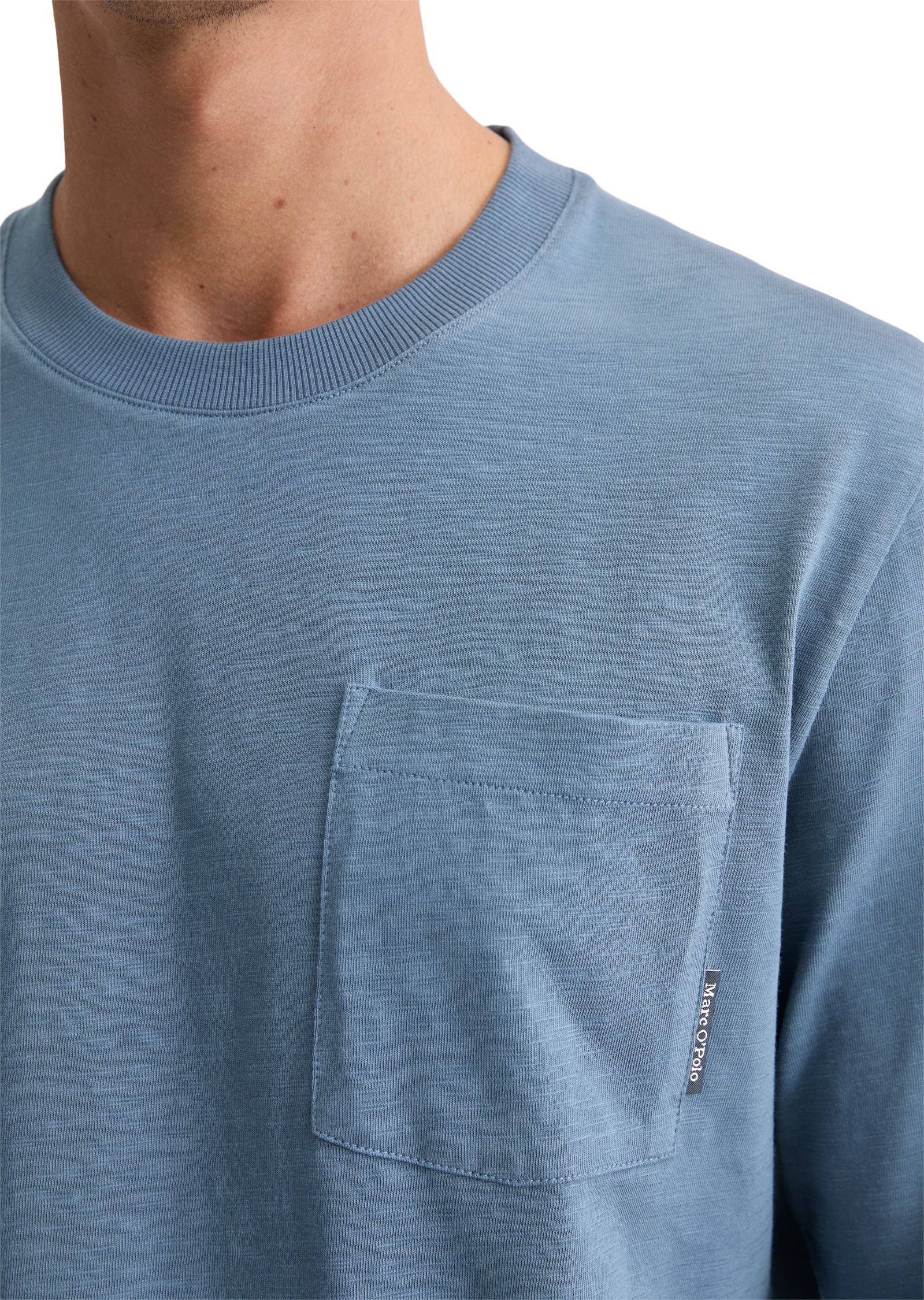 Marc O'Polo Langarmshirt »in Heavy-Slub-Jersey-Qualität«