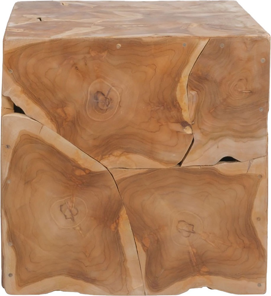 Kayoom Beistelltisch "Radix 525, hochwertiges Teakholz, Natur-Design", (1 S günstig online kaufen