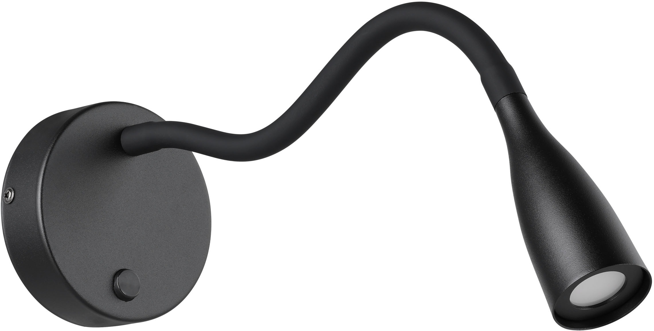 EGLO Wandleuchte "OLIVANDINO Wandlampe - Stahl - LED - 3,8W - IP20", 1, Ø 11cm, 1 Stk., schwarz, Kinderzimmer, Leuchten, Wandstrahler, Wandspot,