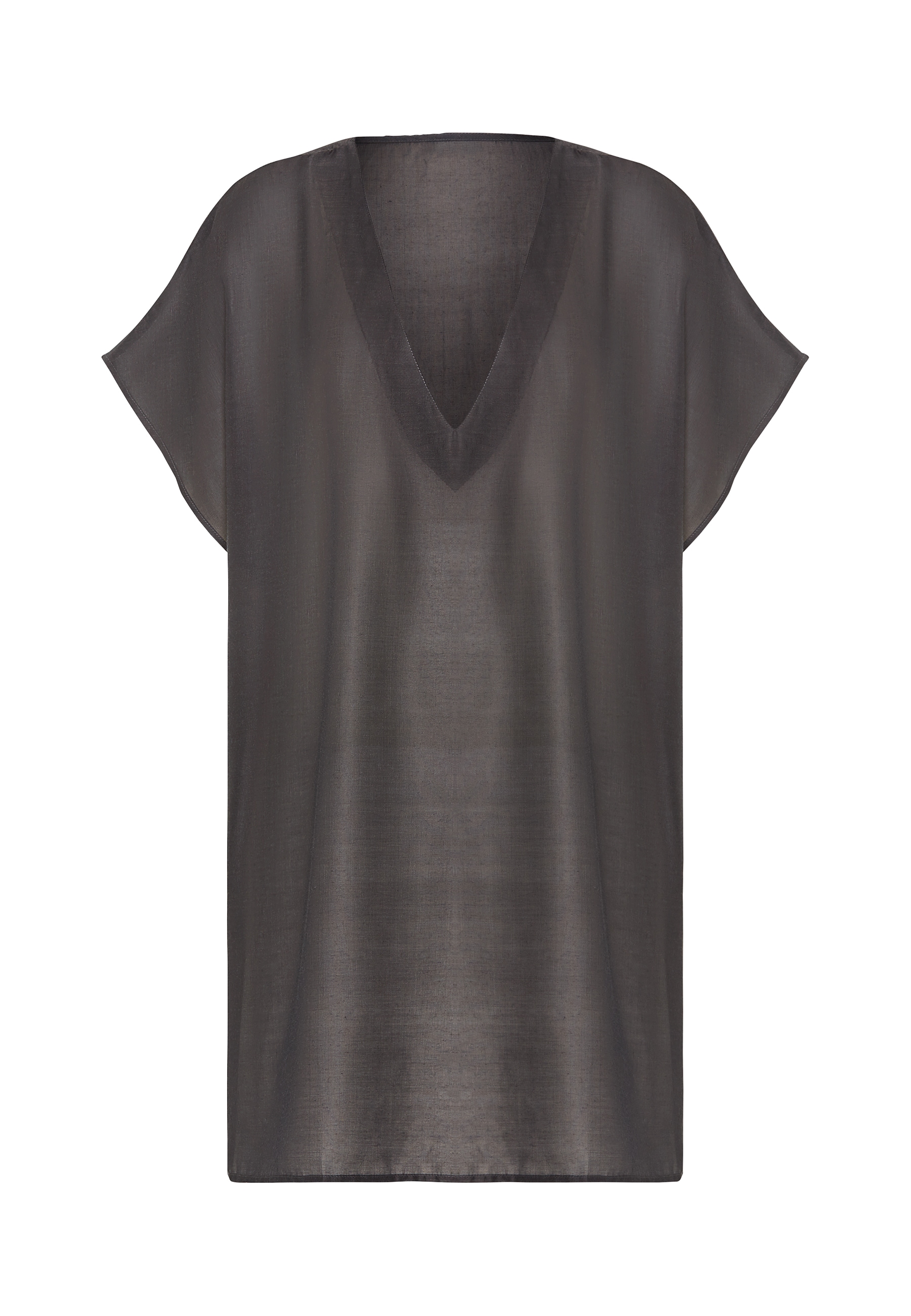 LSCN by LASCANA Chiffontunika seitlich zum Knoten, transparente Strandtunika