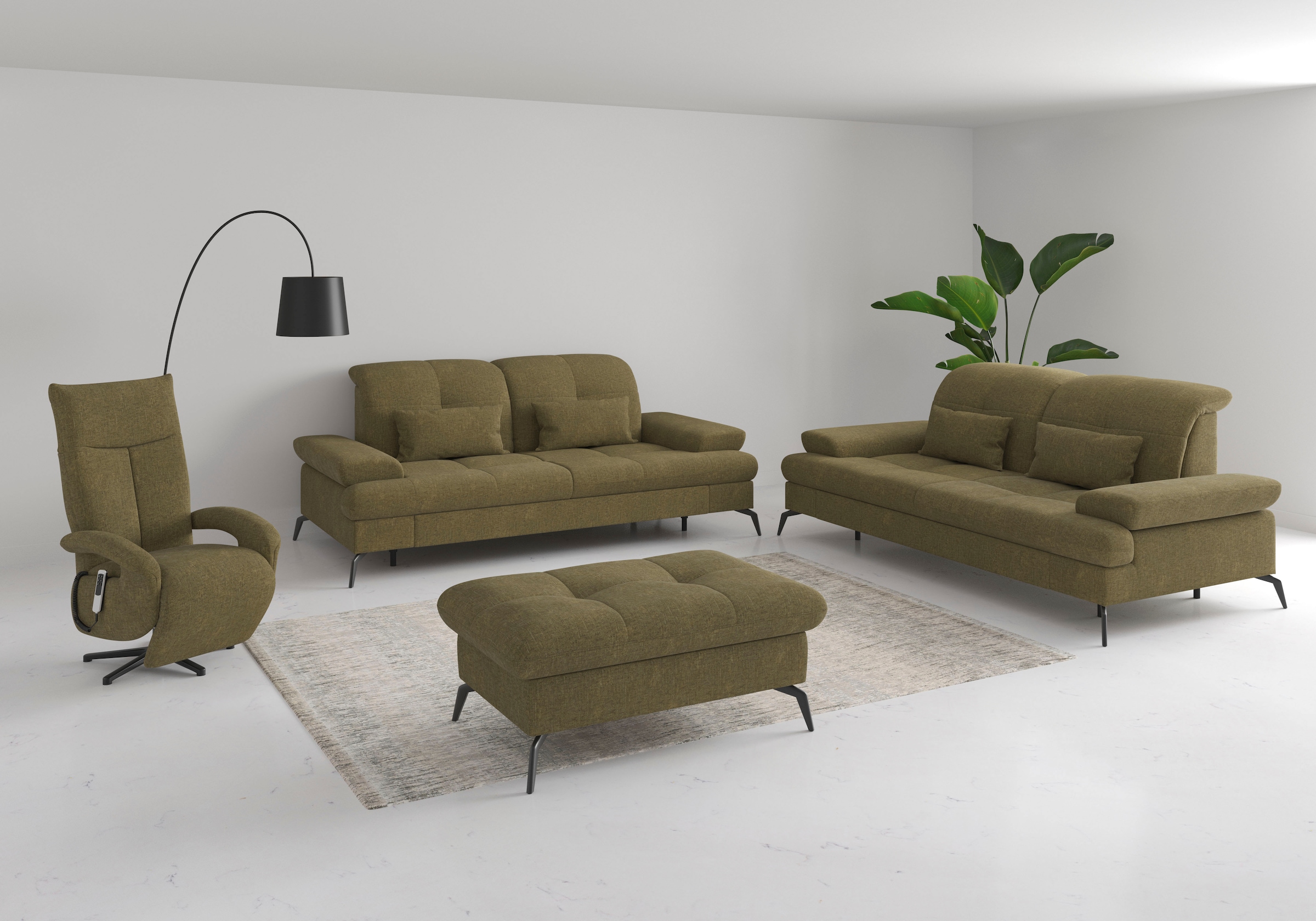 sit&more 2,5-Sitzer »Amica«, inkl Sitztiefenverstellung und Armteilverstellung