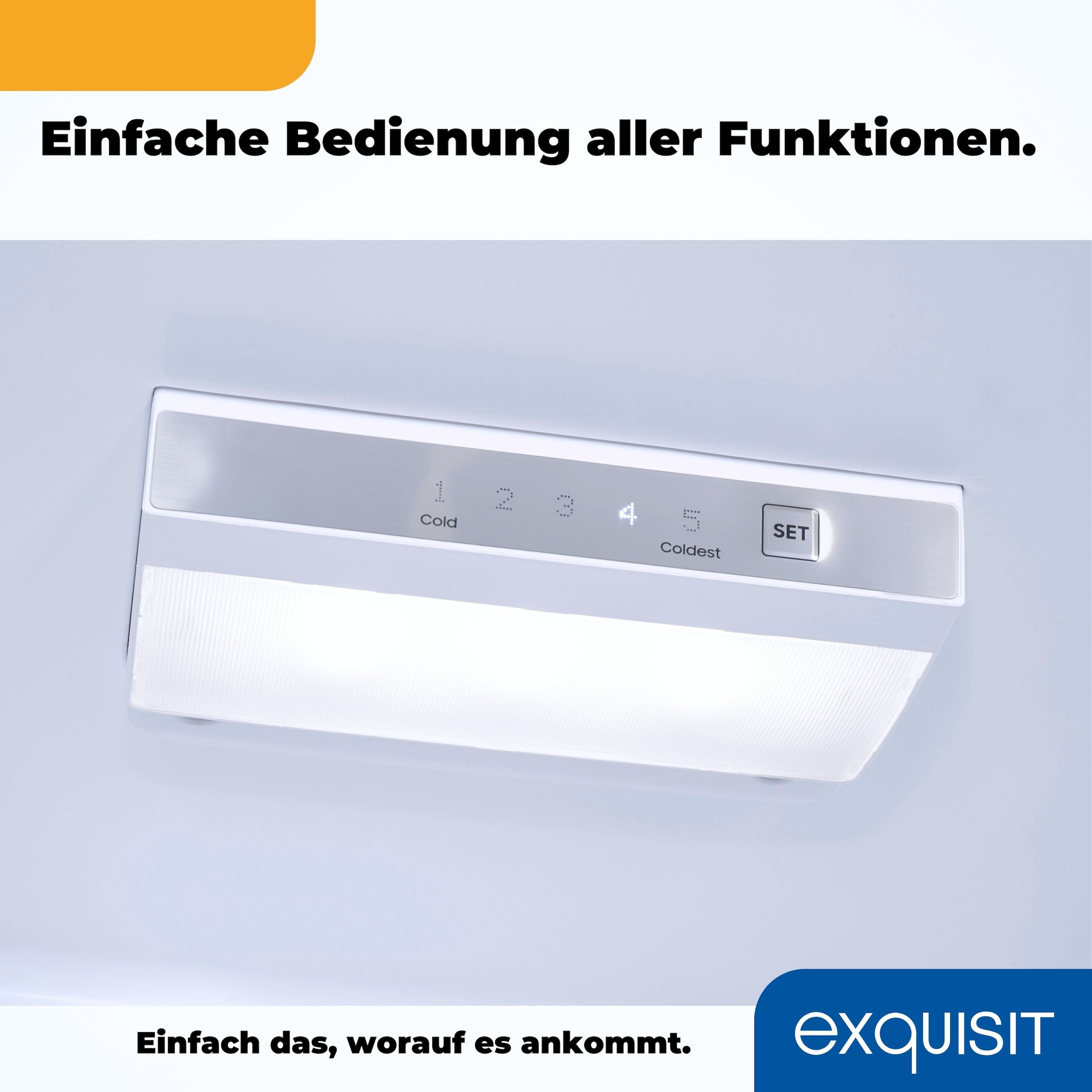exquisit Kühl-/Gefrierkombination »KGC195-65--330E silber«, 4-Sternefach