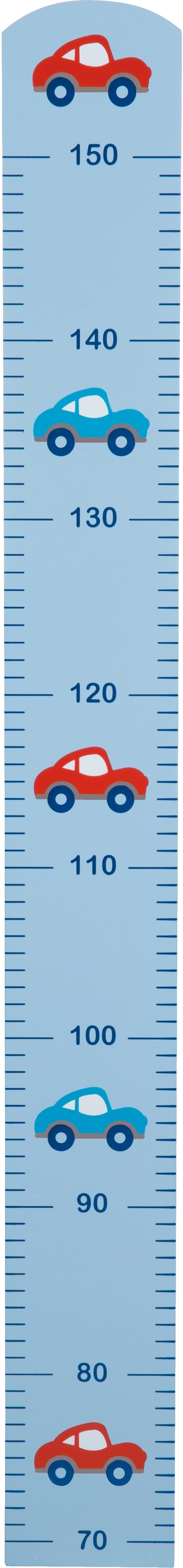 roba Messlatte "Rennfahrer", mit Auto Motiv, Skala bis 150 cm