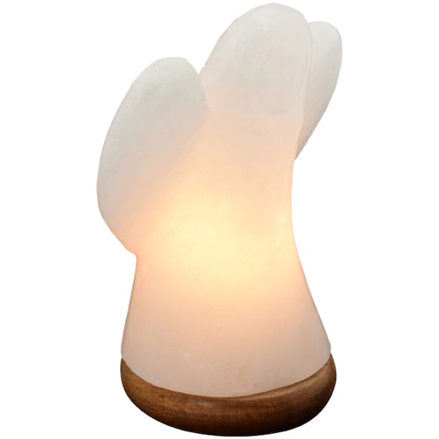 aus BAUR SALT Handgefertigt Salzkristall Unikat, jeder ein Salzkristall-Tischlampe DREAMS H: Stein kaufen - HIMALAYA ca.19 »Engel«, | cm