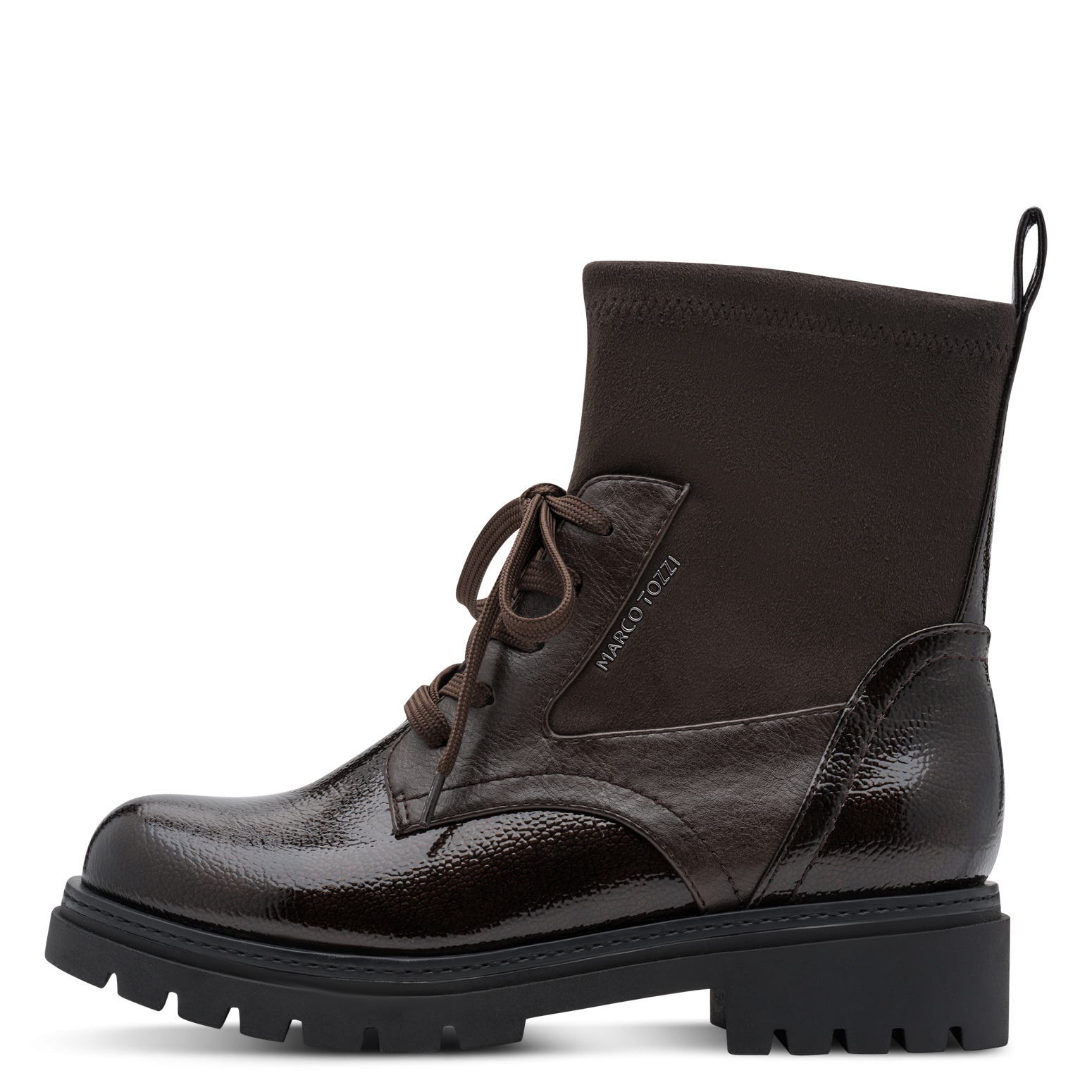 MARCO TOZZI Schnürstiefelette  Schnürboots, Ankle Boots mit modischem Textil-Schaft