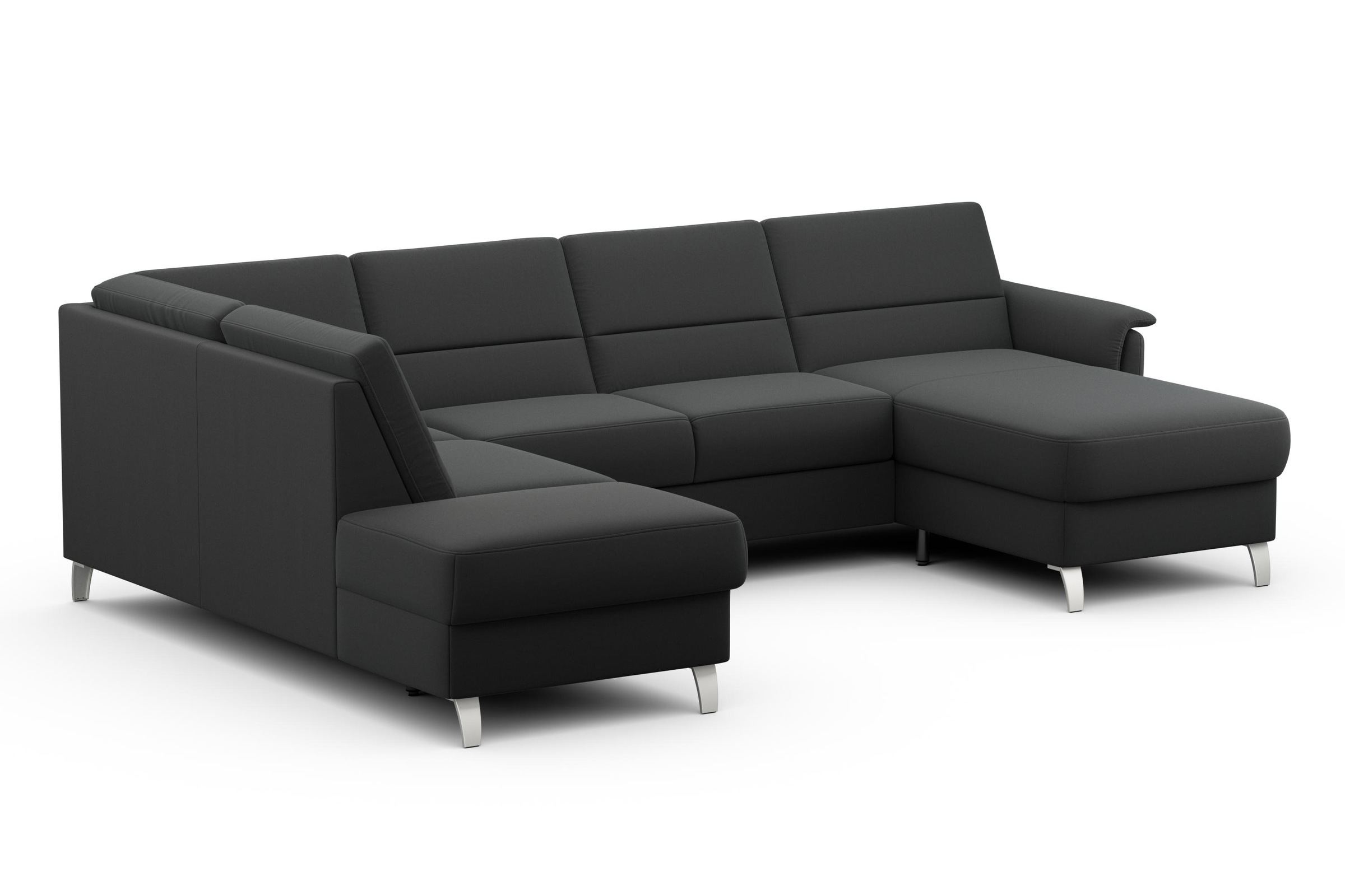 sit&more Wohnlandschaft »Palmera U-Form«, Federkern, wahlweise mit Bettfunktion und mit/ohne Stauraum