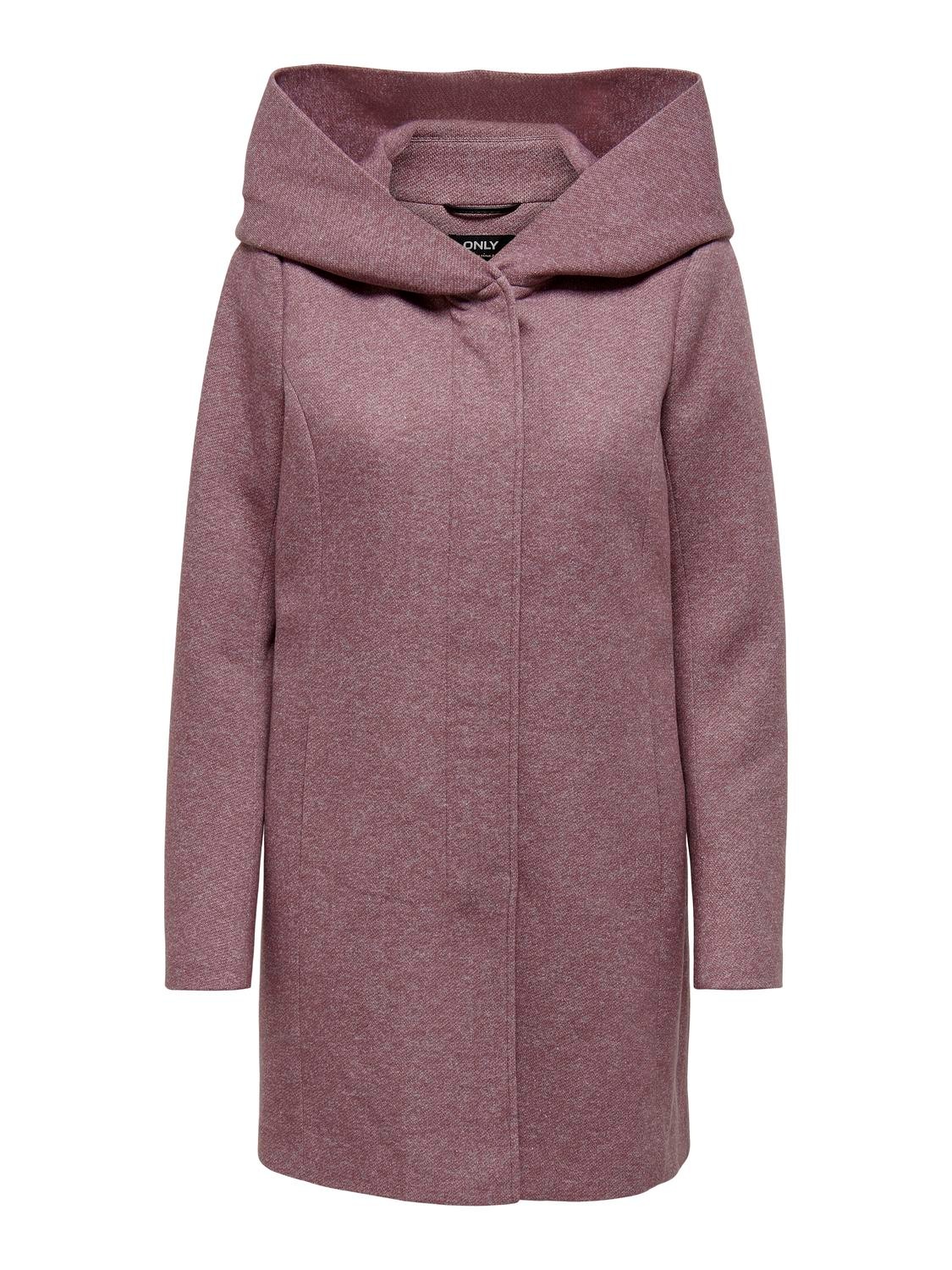 ONLY Langjacke »ONLSEDONA LIGHT COAT OTW NOOS« mit Kapuze Materialmix