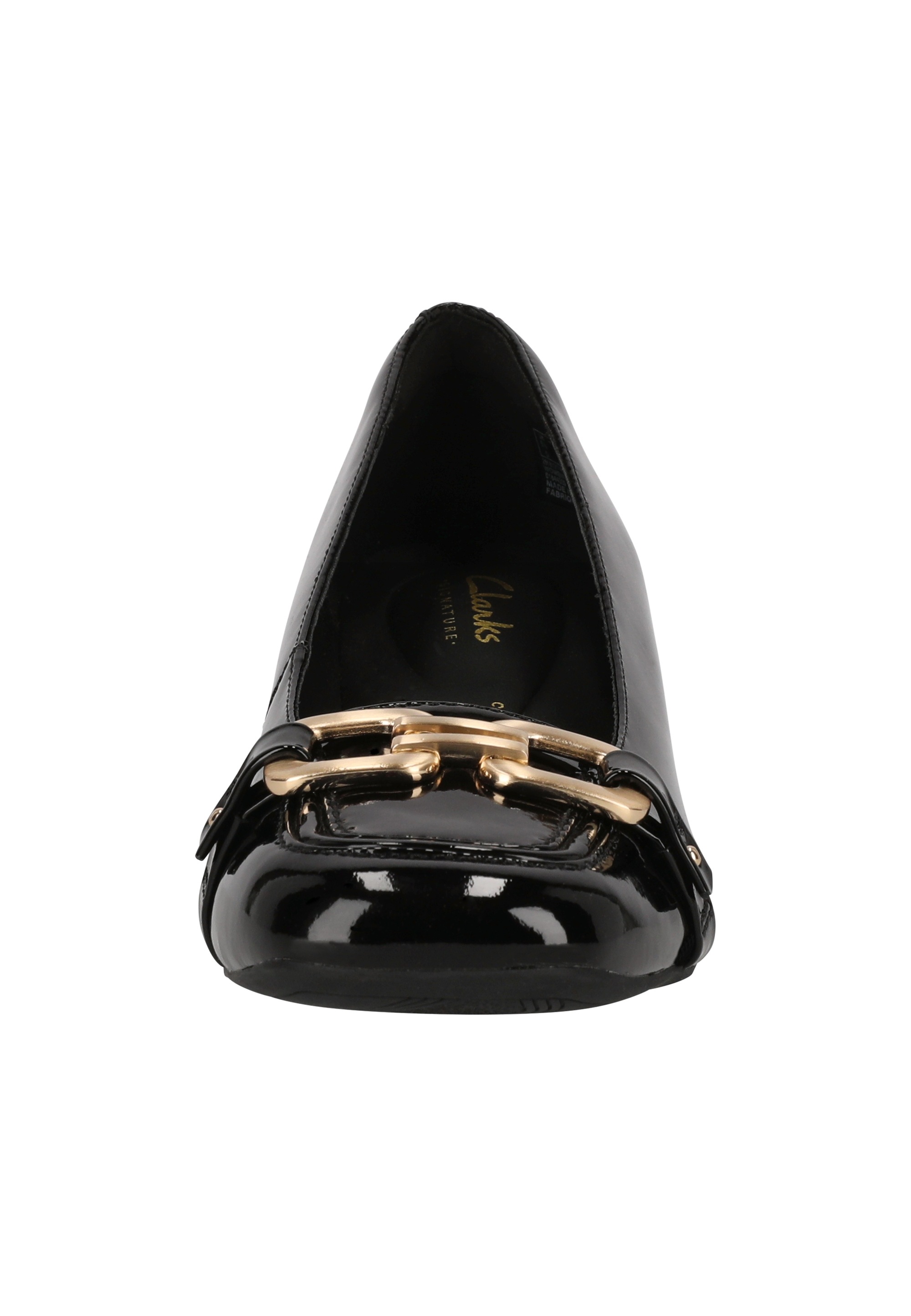 Clarks Slipper »Nyta45 Court«, mit durchdachten Details für Eleganz und Komfort