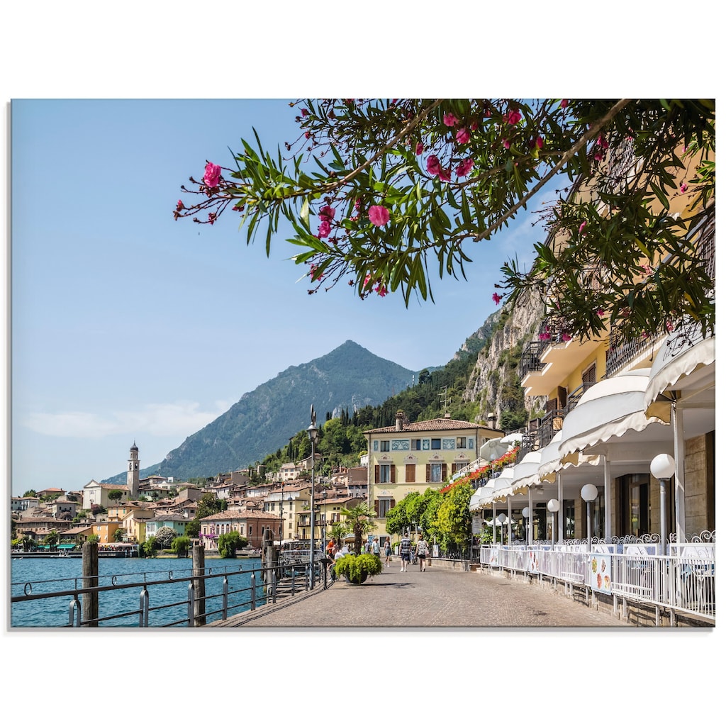 Artland Glasbild »Gardasee Limone sul Garda«, Europa, (1 St.)