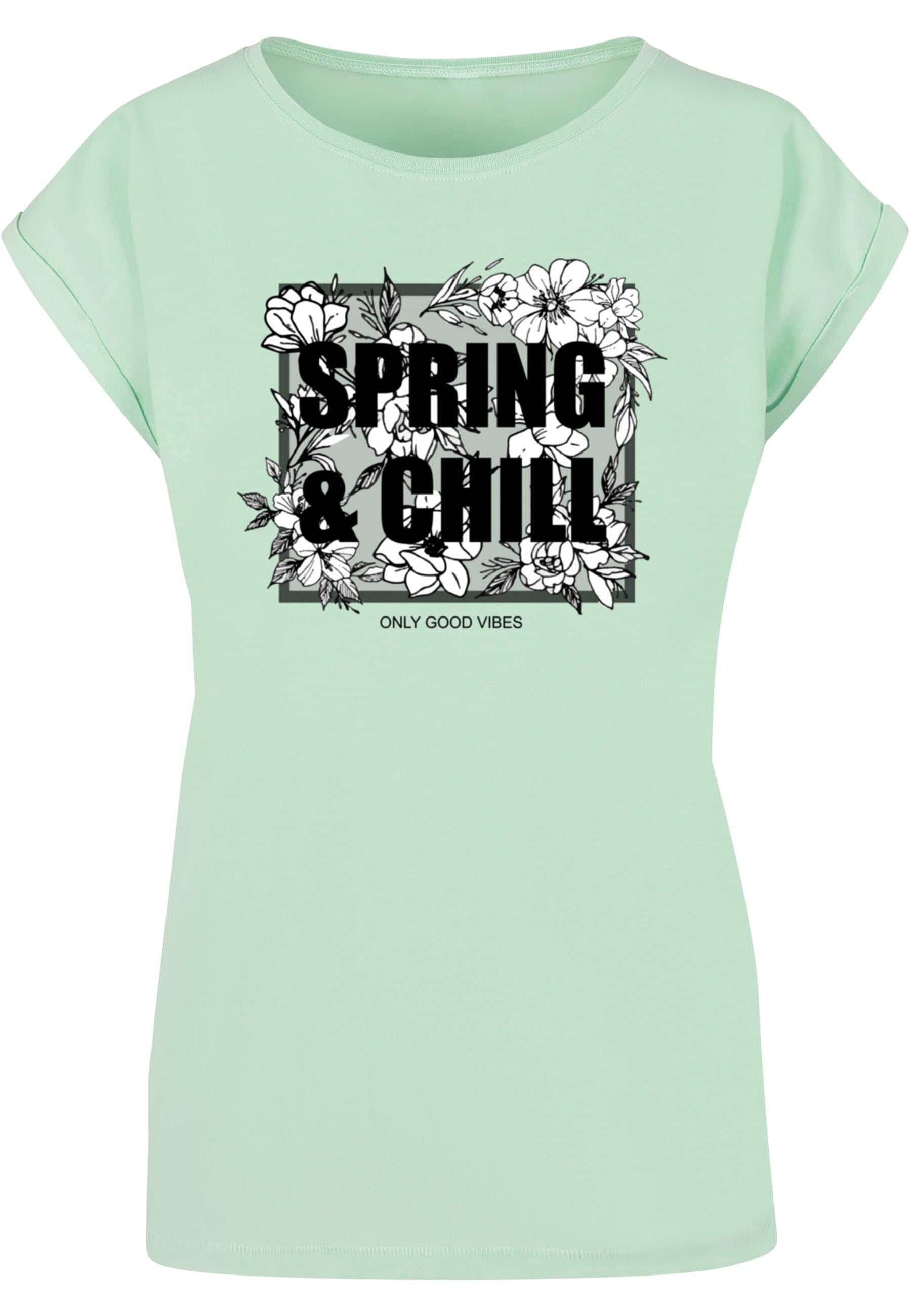 Merchcode T-Shirt "Merchcode Damen Ladies Spring And Chill Extended Shoulde günstig online kaufen