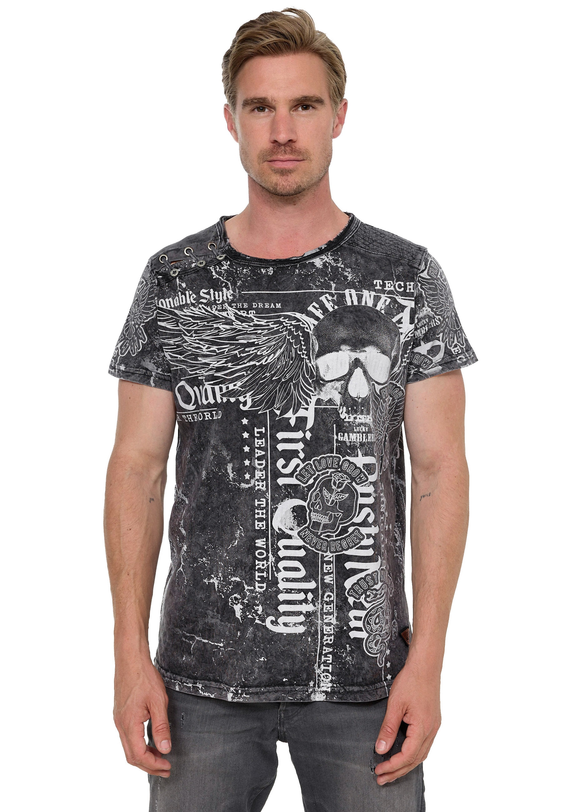 T-Shirt »Rusty Neal«, mit Allover-Print