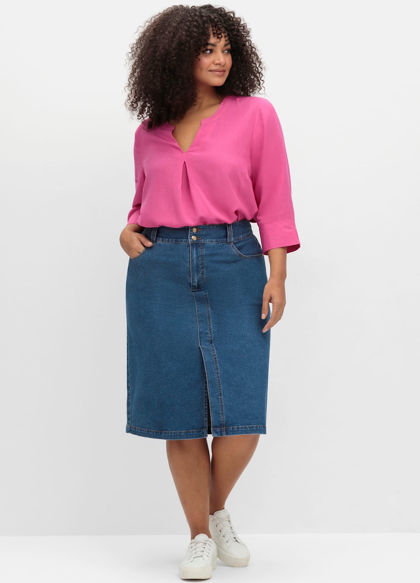 Sheego Jeansrock günstig online kaufen