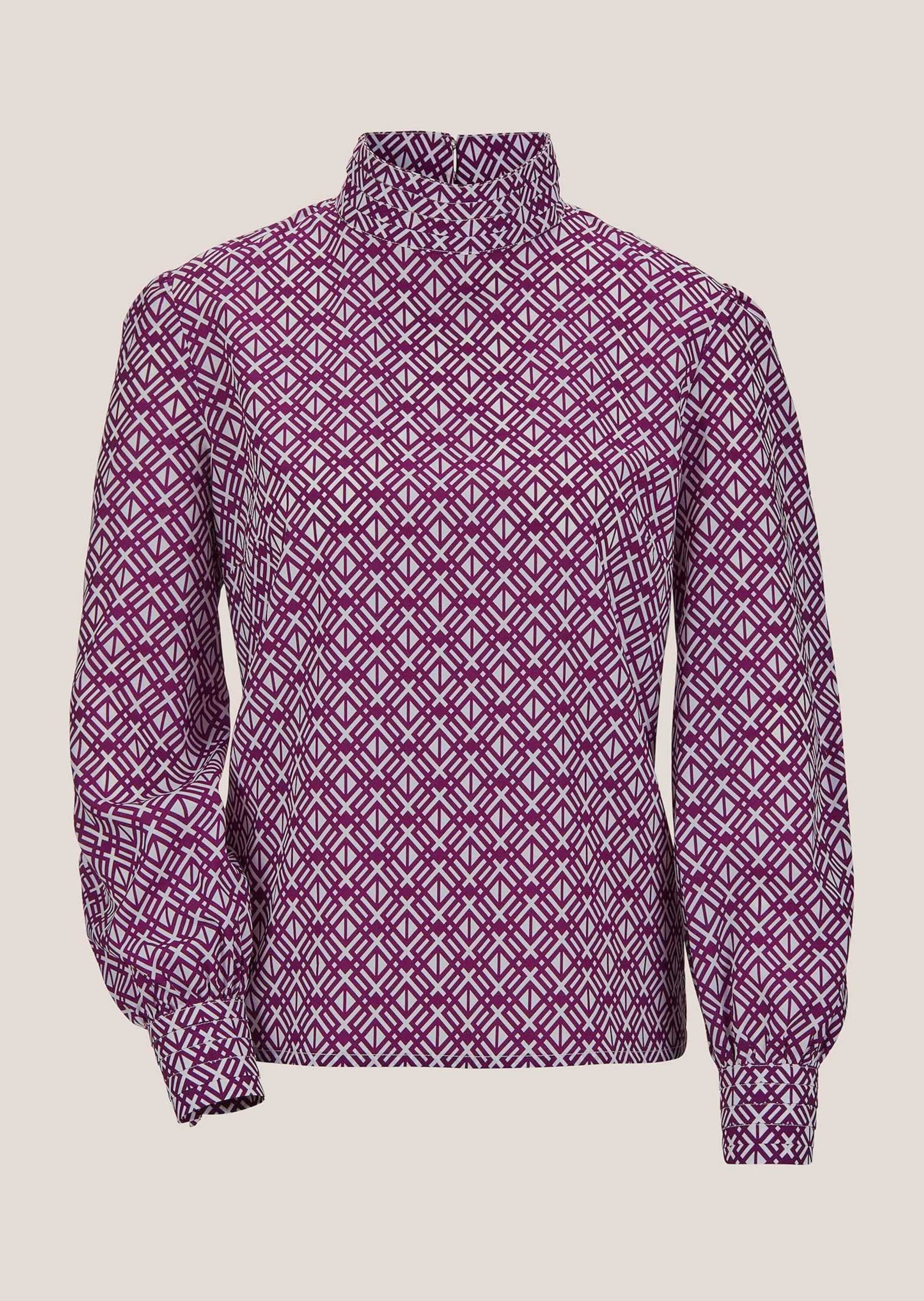 MADELEINE Langarmbluse "Bluse Bedruckte Bluse zum Schlüpfen" günstig online kaufen