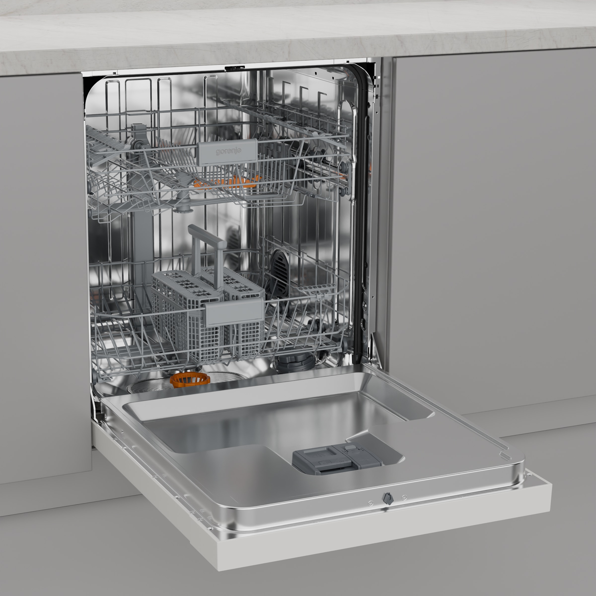 GORENJE Unterbaugeschirrspüler »GU642D90W« 9,5 l 14 Maßgedecke TotalAquaStop