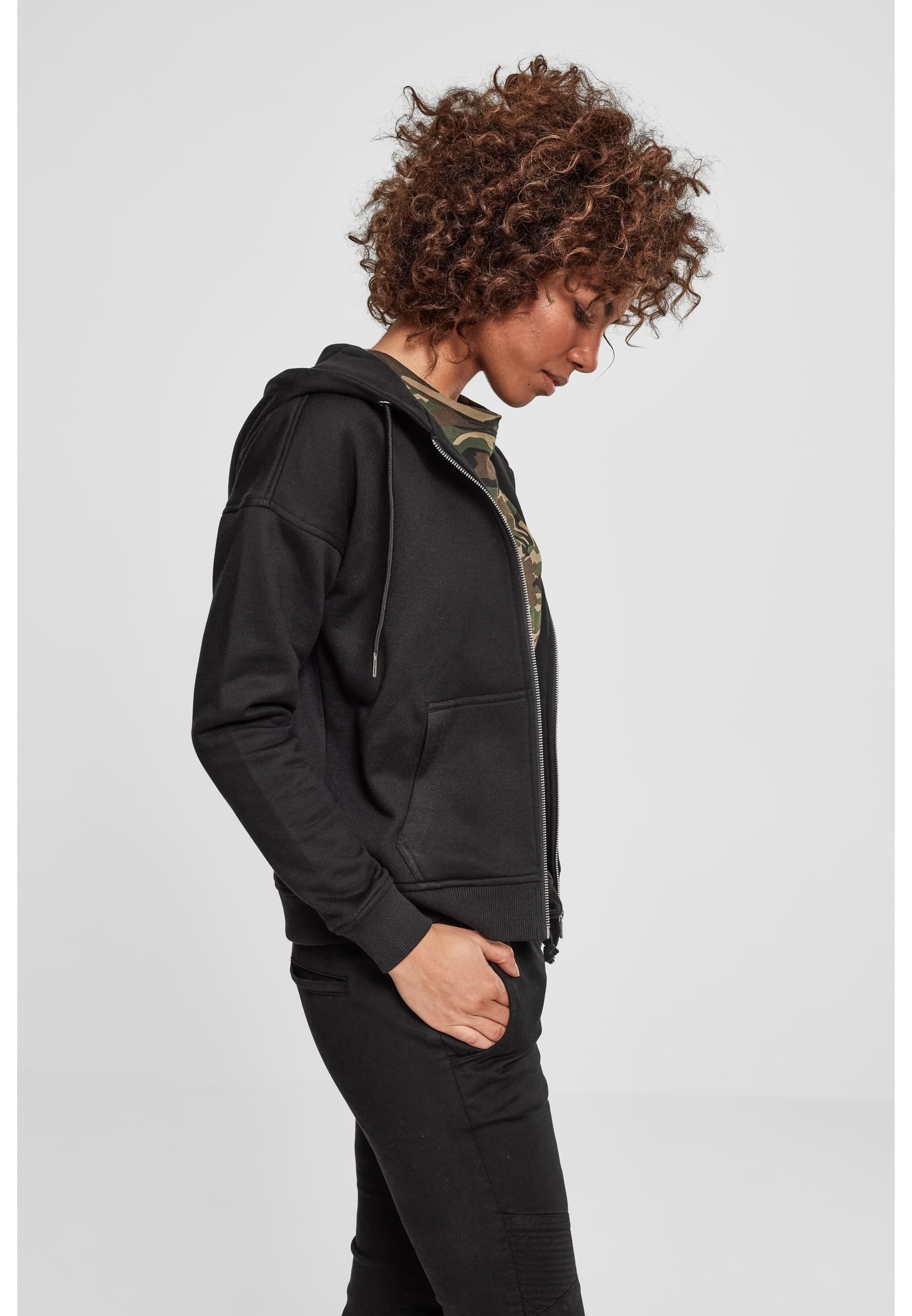 URBAN CLASSICS Sweatjacke »Urban Classics Damen Ladies Classic Zip Hoody«