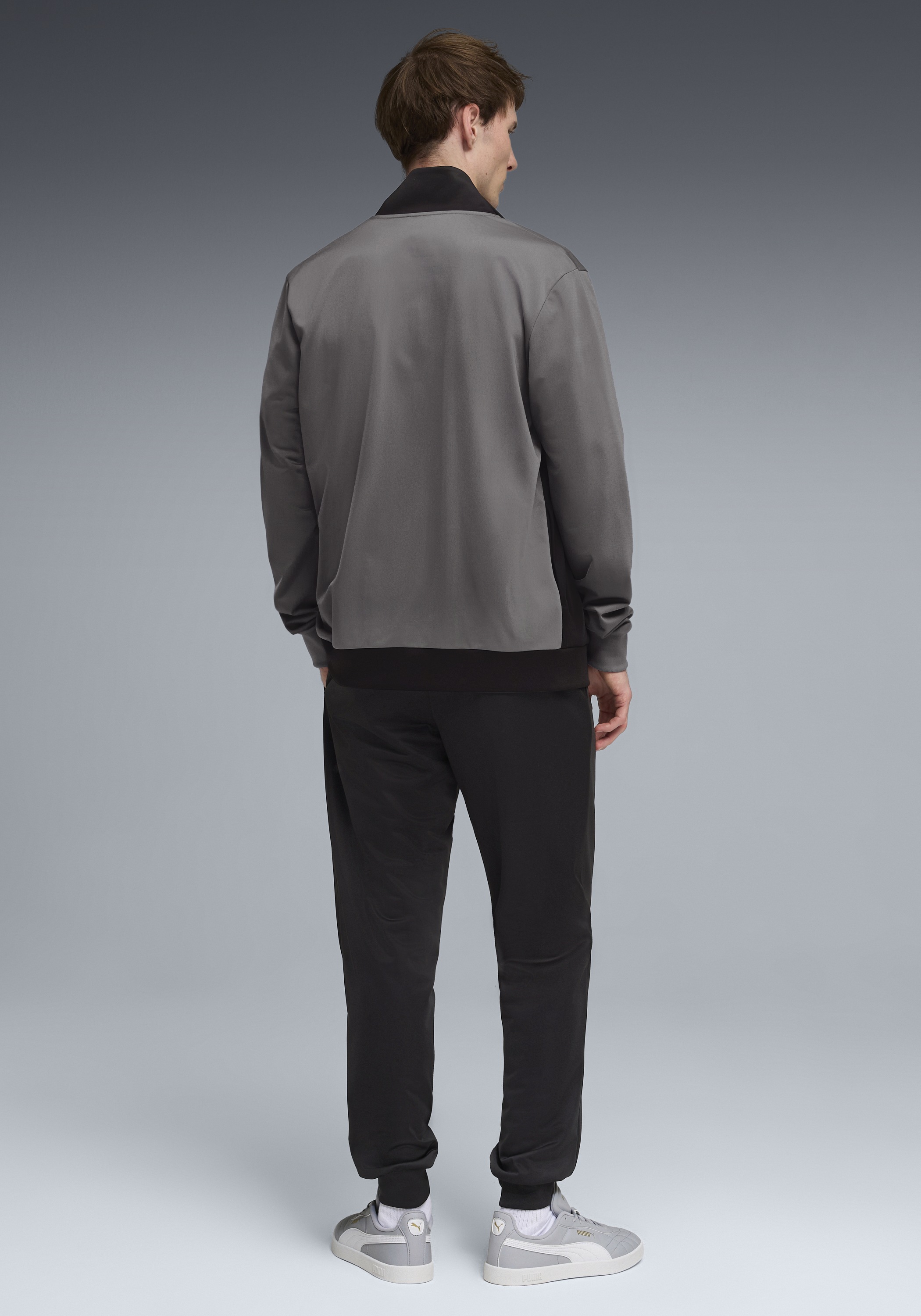 PUMA Trainingsanzug "POLY COLORBLOCK SUIT" 2 tlg. Regular Fit, ohne Kapuze günstig online kaufen