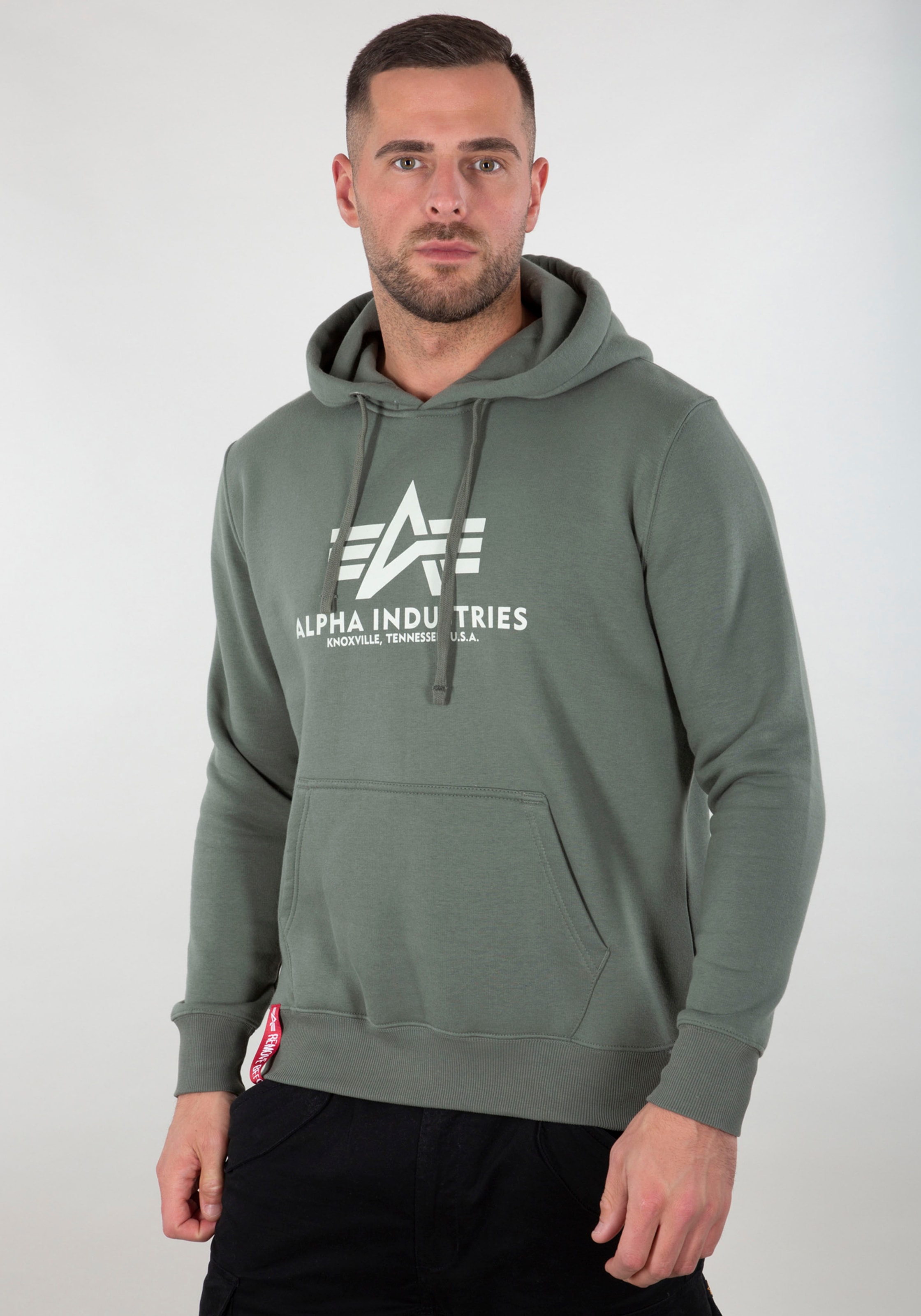 Alpha Industries "Basic Hoody", Baumwollmischung, regular fit günstig online kaufen