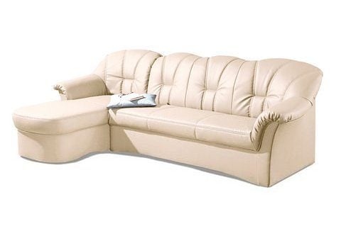 DOMO collection Ecksofa Papenburg L-Form, in großer Farbvielfalt, wahlweise mit Bettfunktion