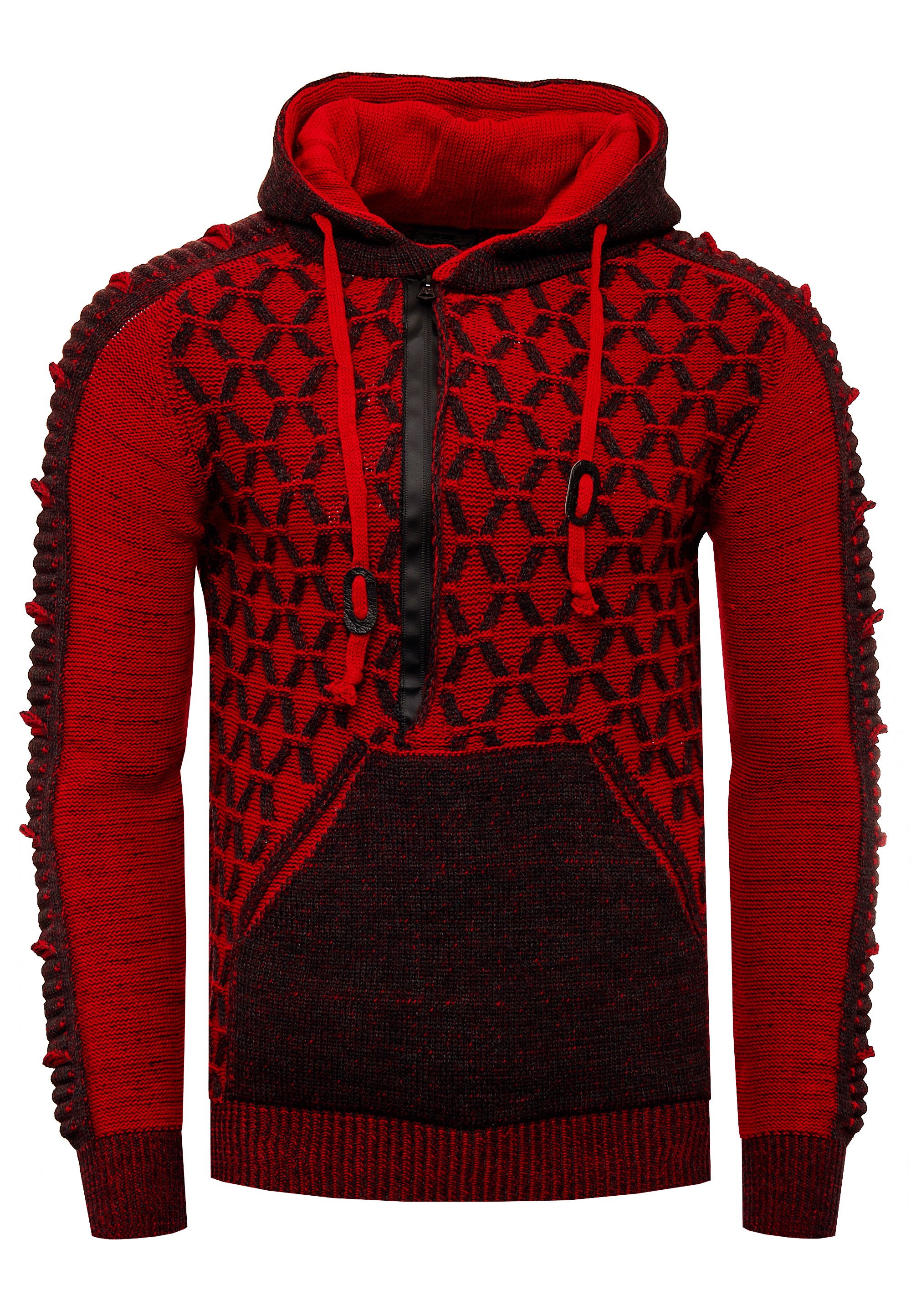 Rusty Neal Kapuzensweatshirt, in ausgefallenem Design