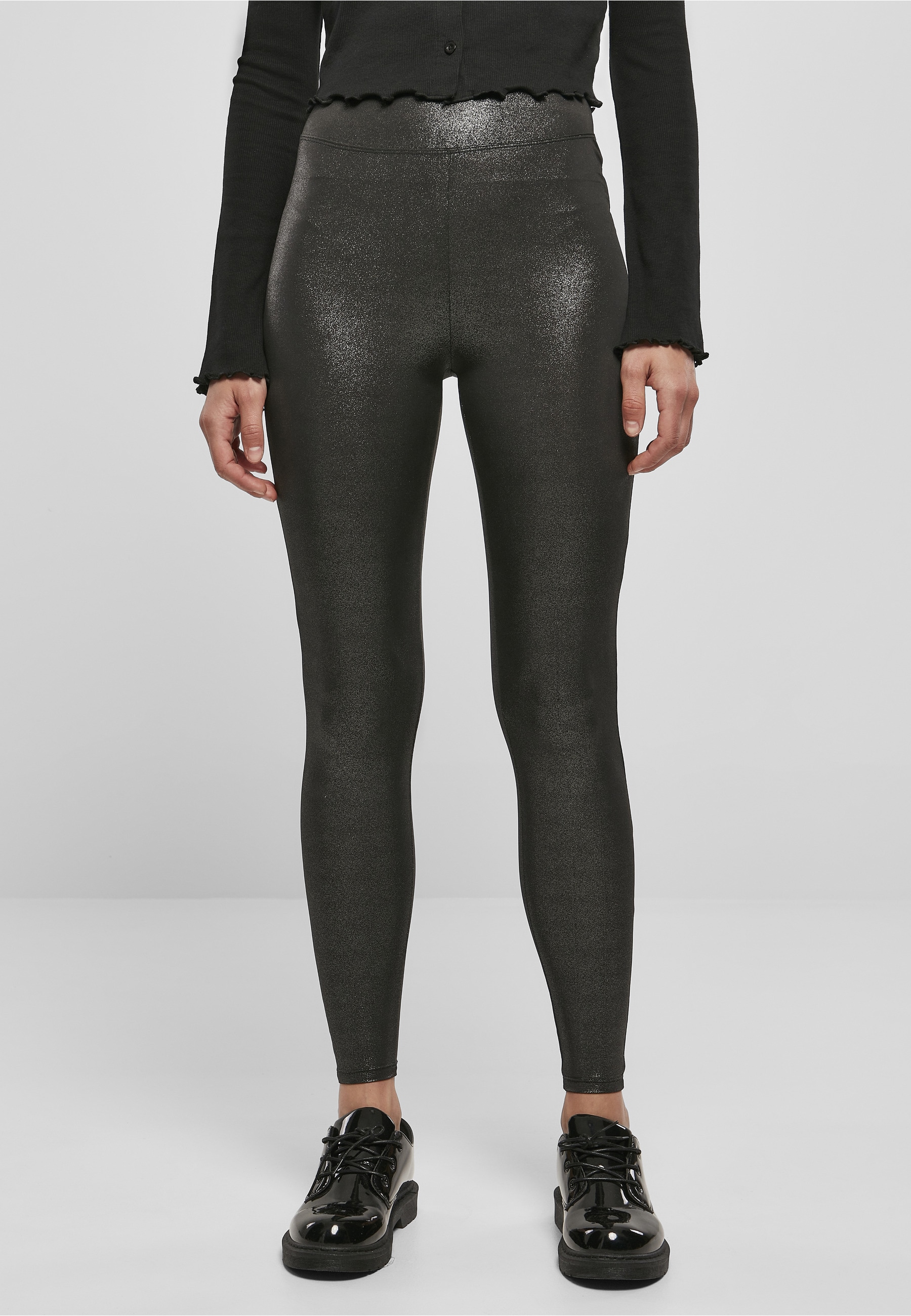 URBAN CLASSICS Leggings »Urban Classics Damen Ladies High Waist Glamour Leggings«