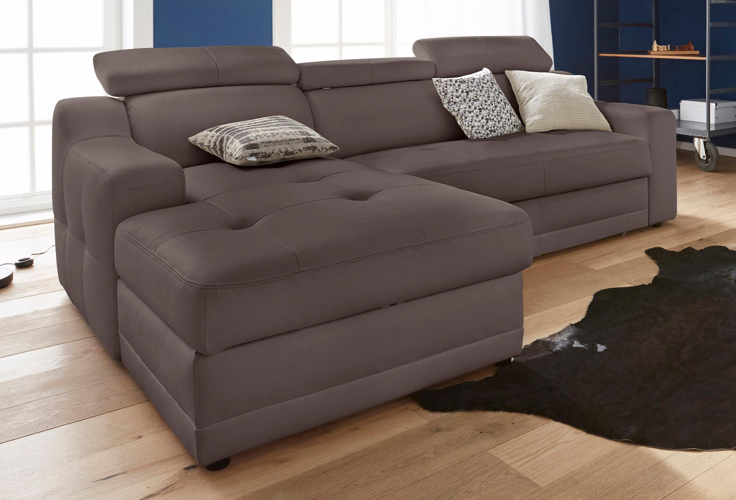 exxpo - sofa fashion Ecksofa "Lotos, bequem und funktionell, L-Form", mit K günstig online kaufen