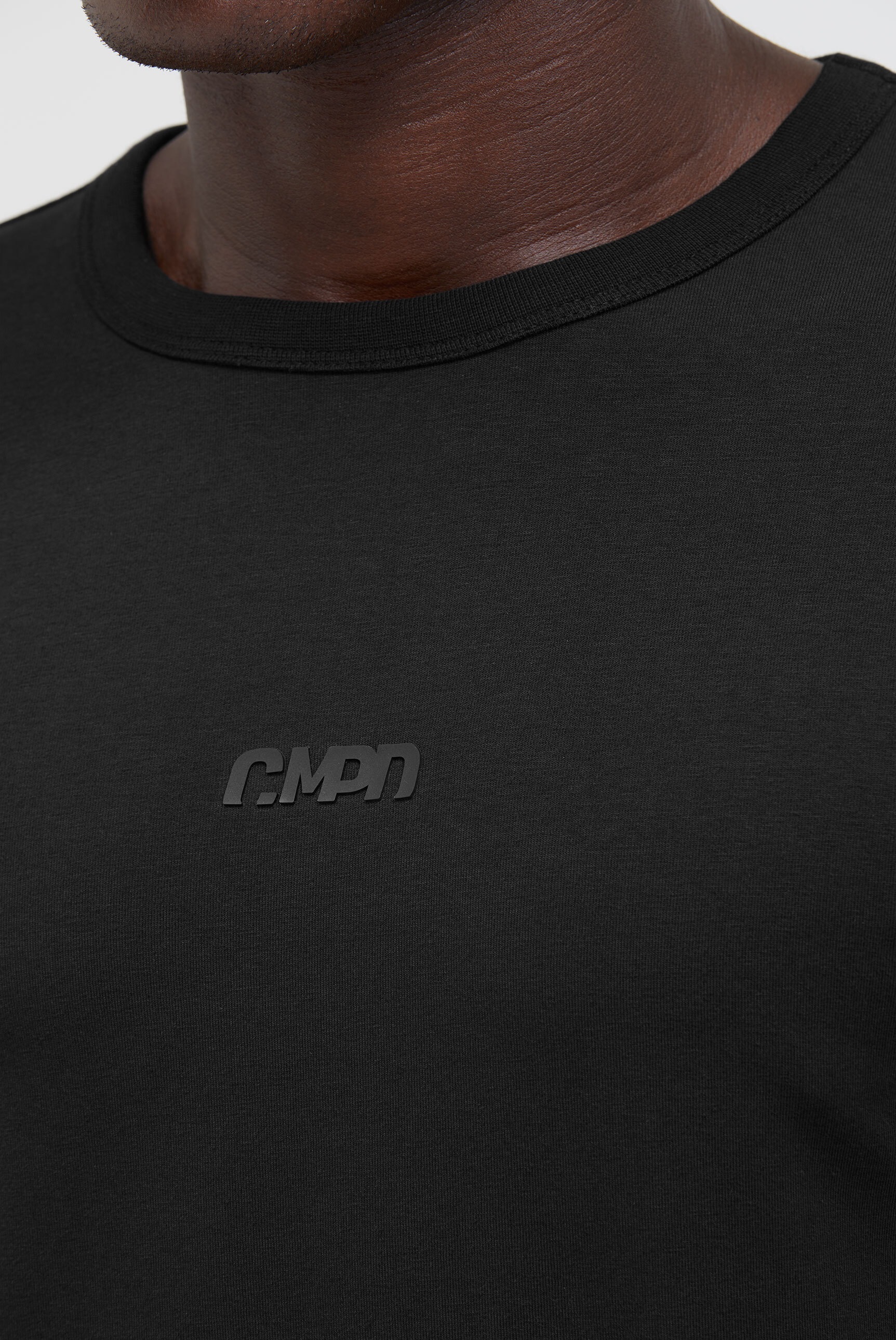 CMPD Rundhalsshirt mit Baumwolle